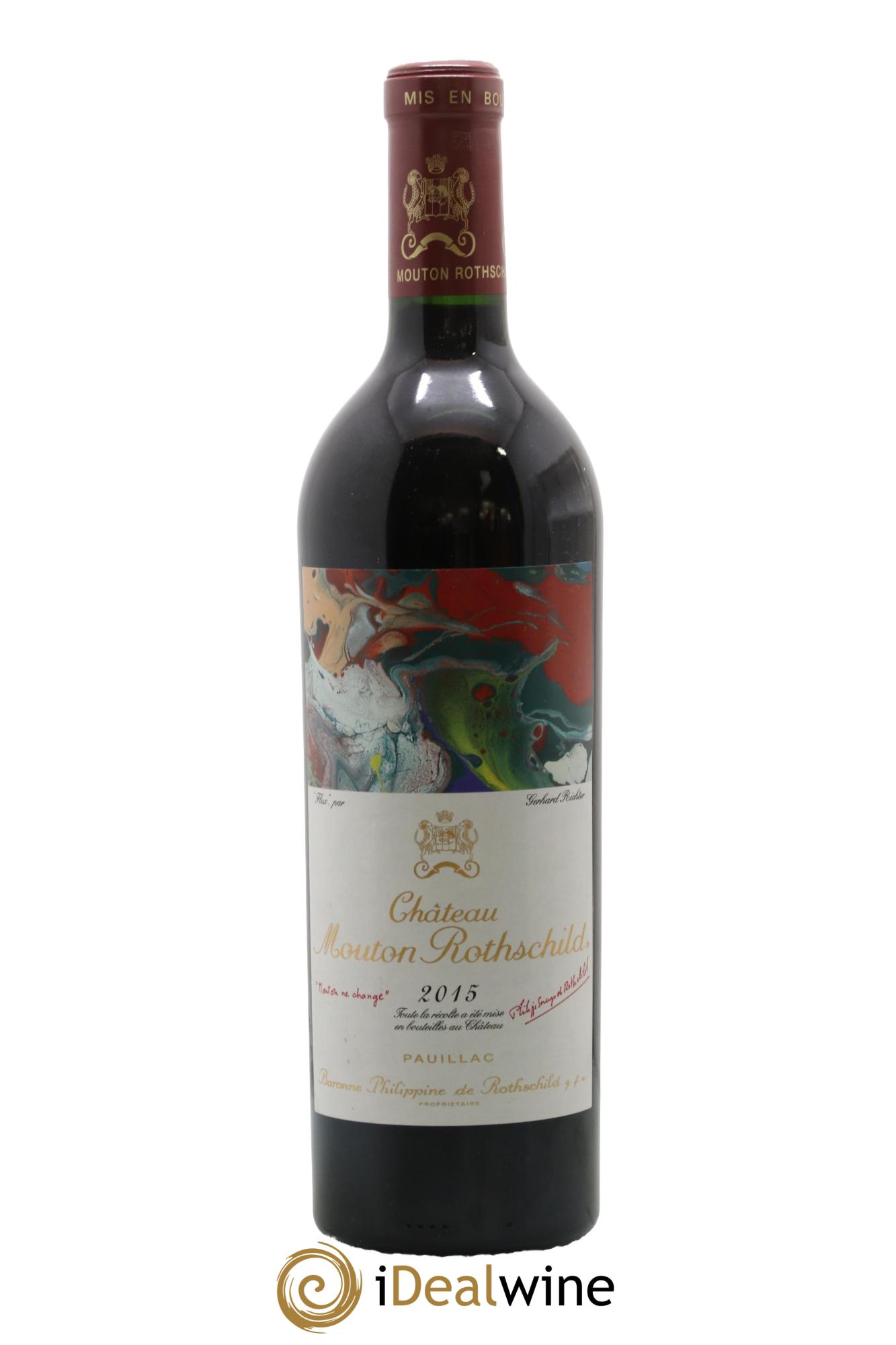 Château Mouton Rothschild 1er Grand Cru Classé 2015 - Lot de 1 bouteille - 0