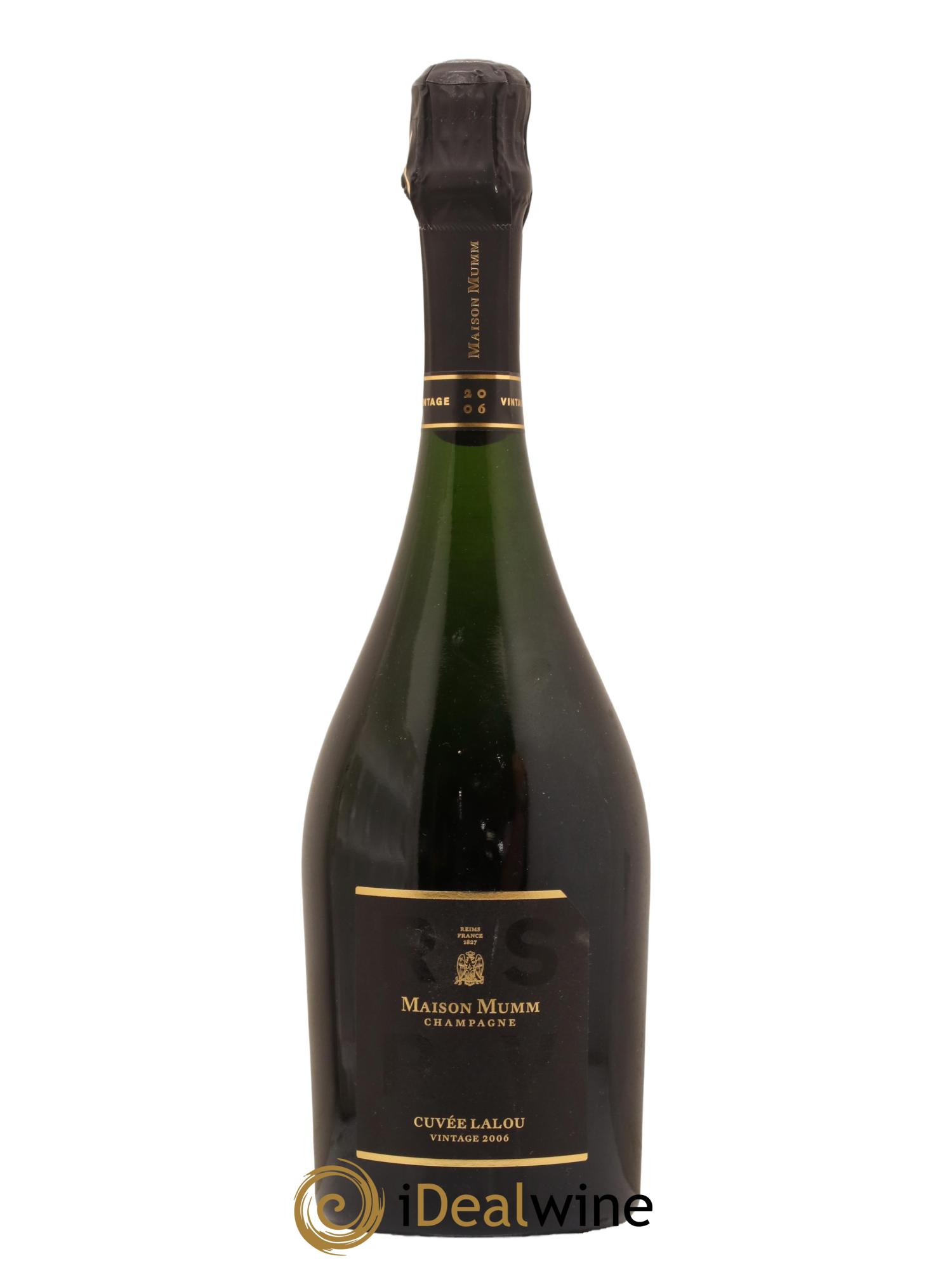 René Lalou Mumm 2006 - Lot de 1 bouteille - 0