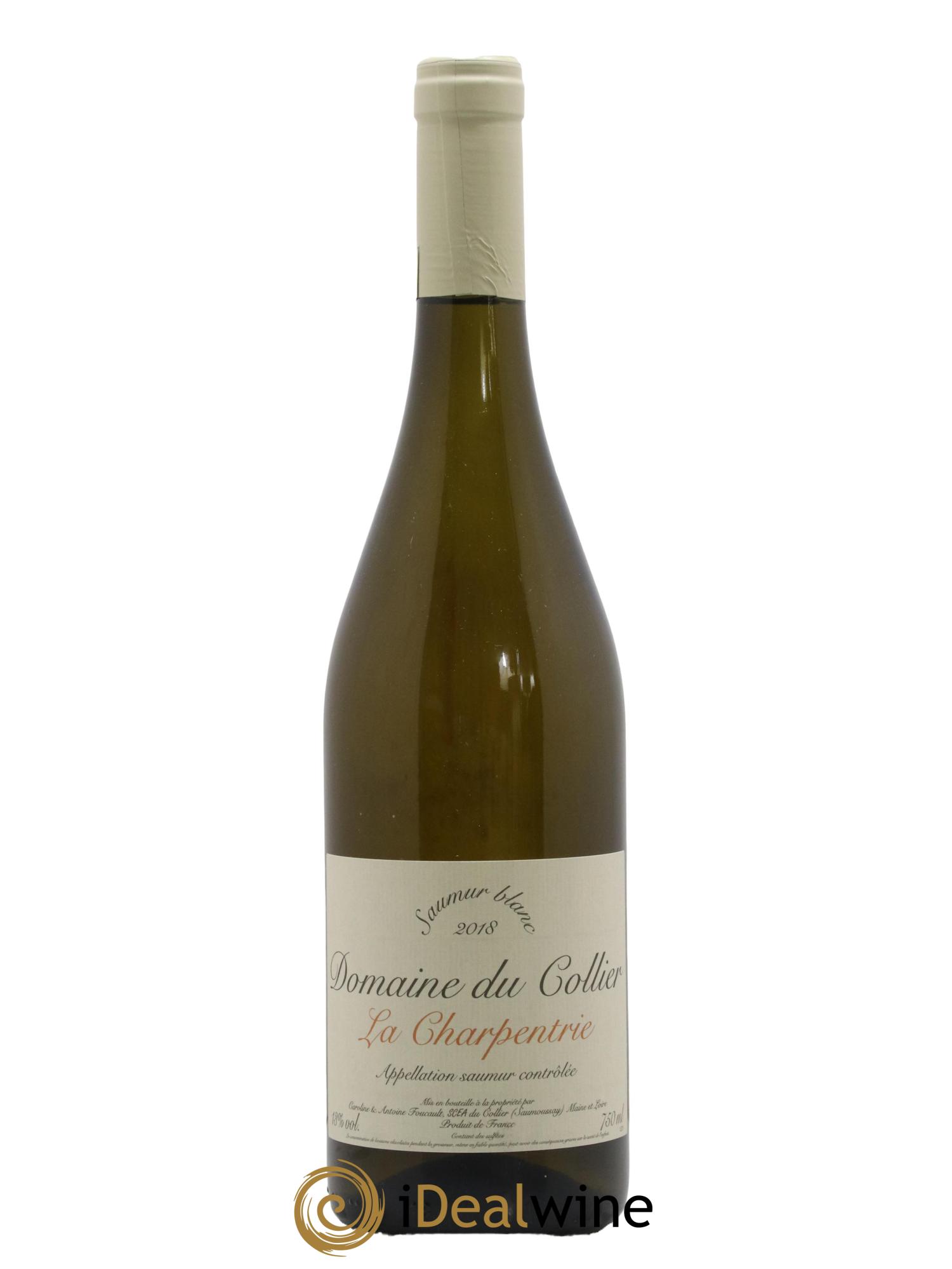 Saumur La Charpentrie Domaine du Collier 2018 - Lot de 1 bouteille - 0