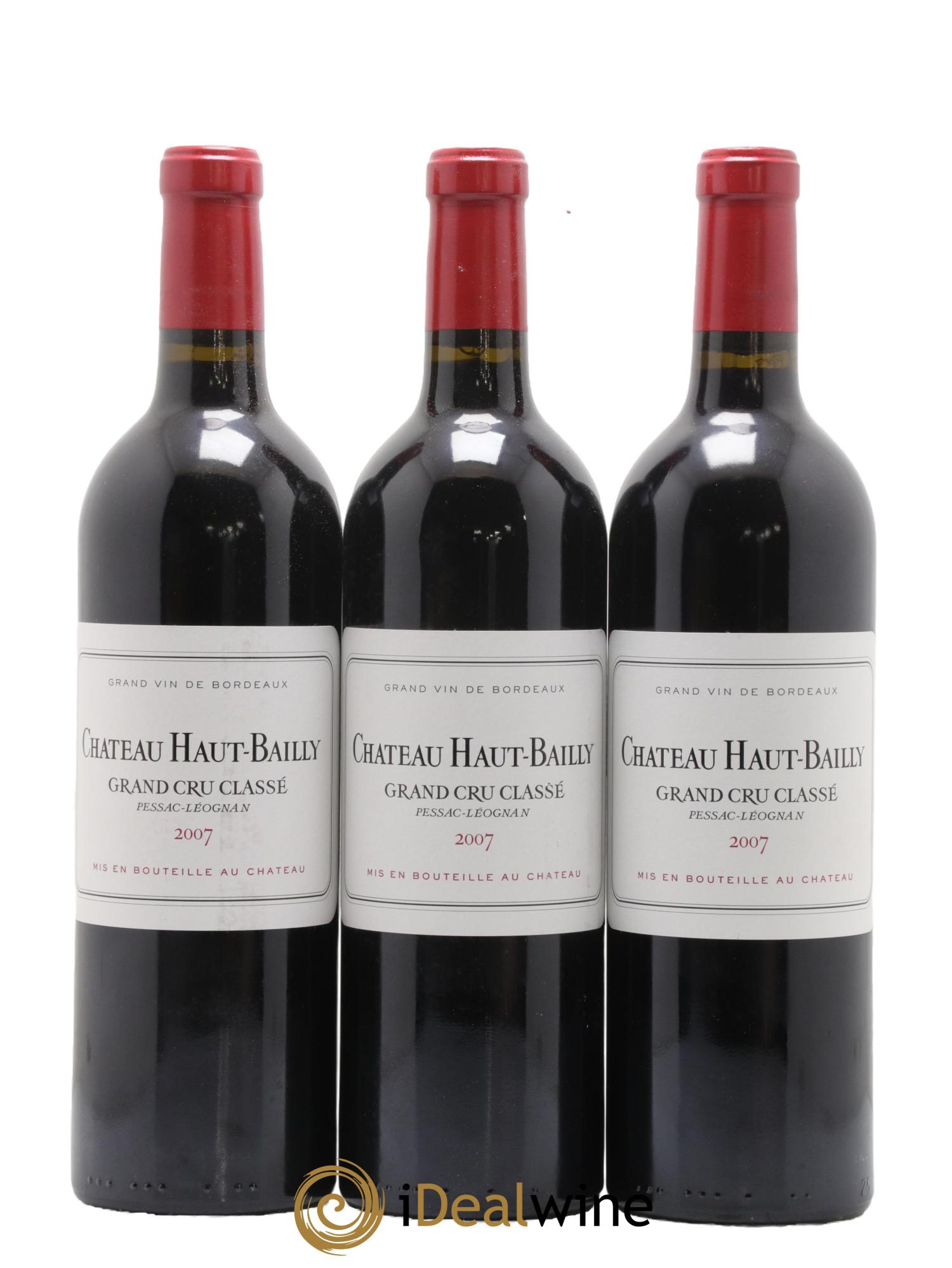 Château Haut-Bailly Cru Classé de Graves 2007 - Lot de 6 bouteilles - 1