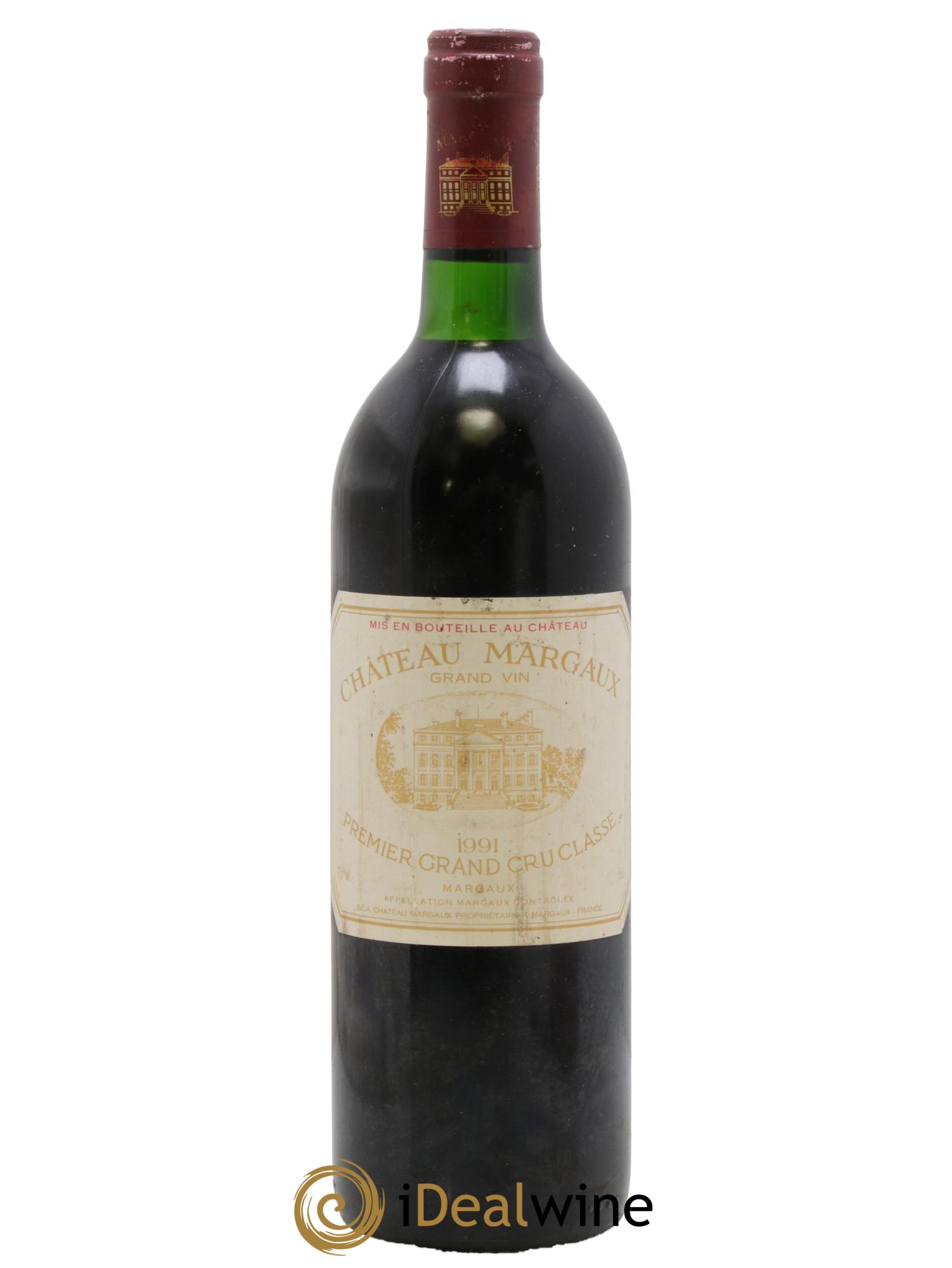 Château Margaux 1er Grand Cru Classé 1991 - Lot de 1 bouteille - 0