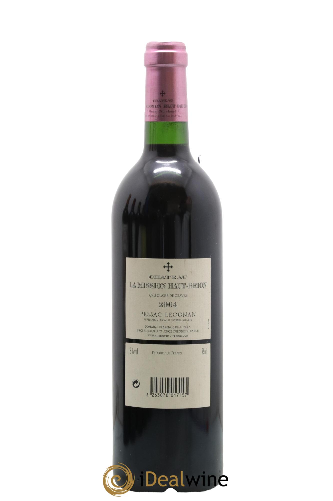 Château la Mission Haut-Brion Cru Classé de Graves 2004 - Lot of 1 bottle - 1