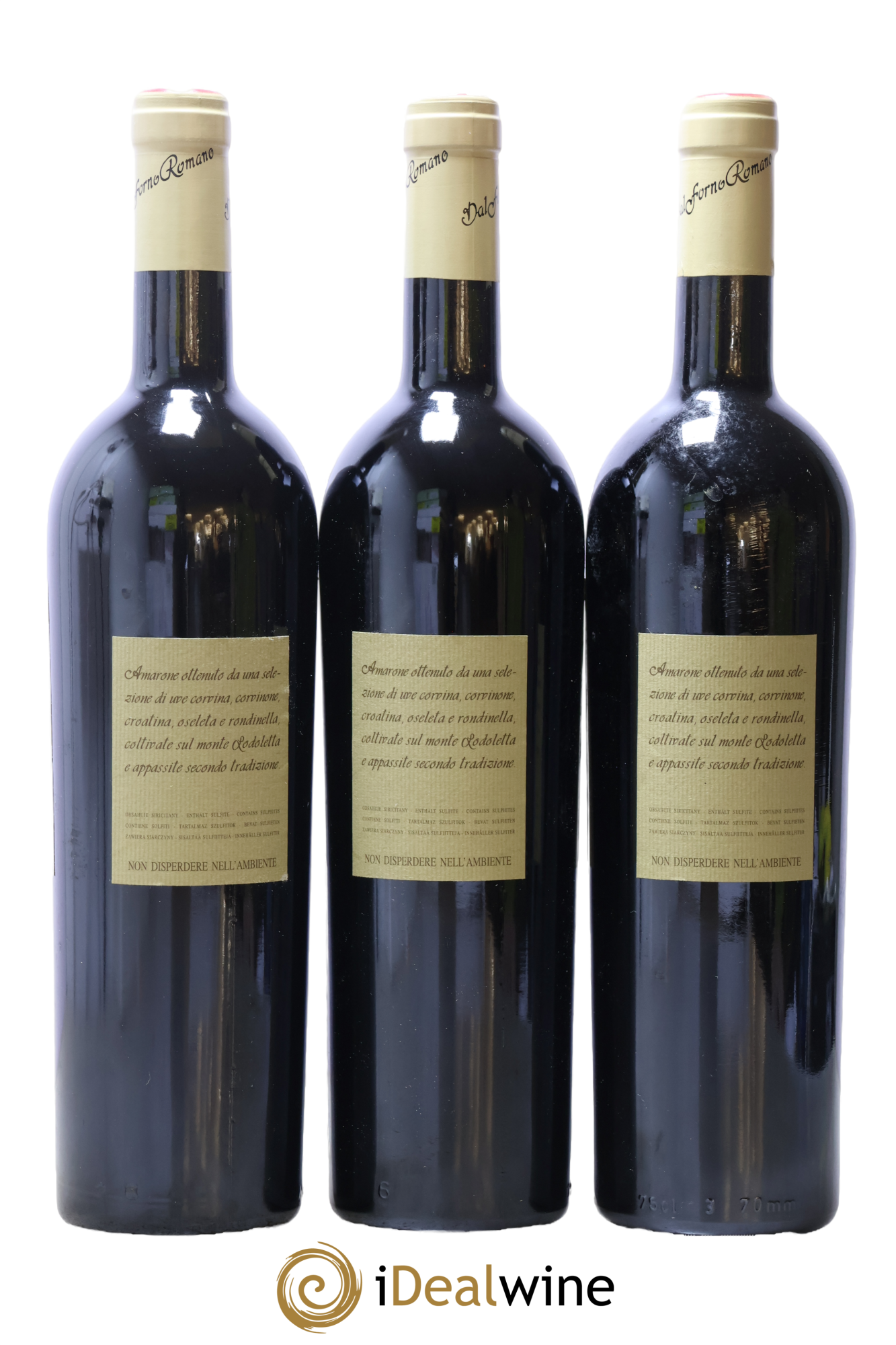 Amarone della Valpolicella DOCG Dal Forno Romano 2003 - Lot de 3 bouteilles - 1