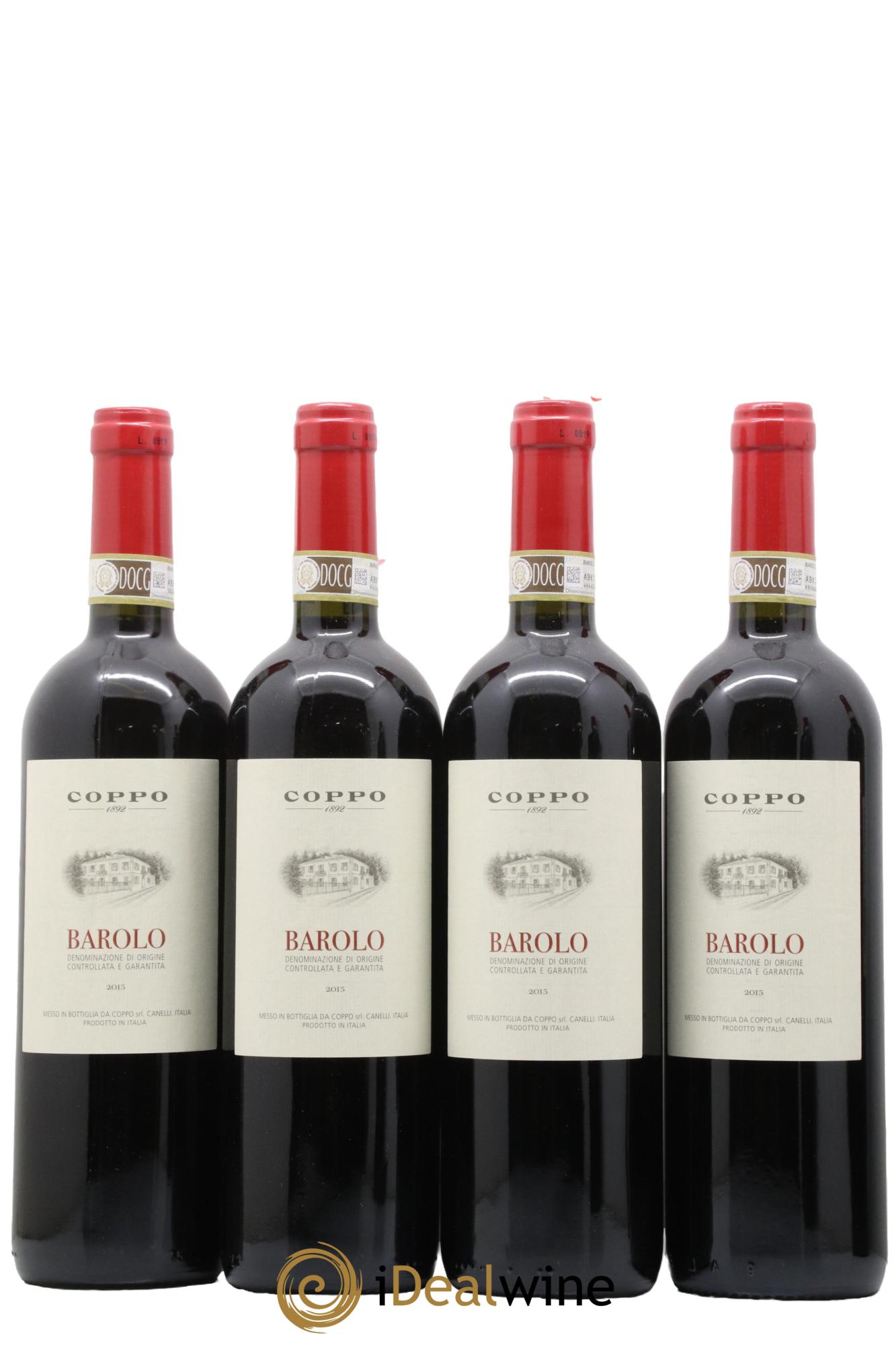 Barolo DOCG Coppo 2015 - Lotto di 4 bottiglie - 0