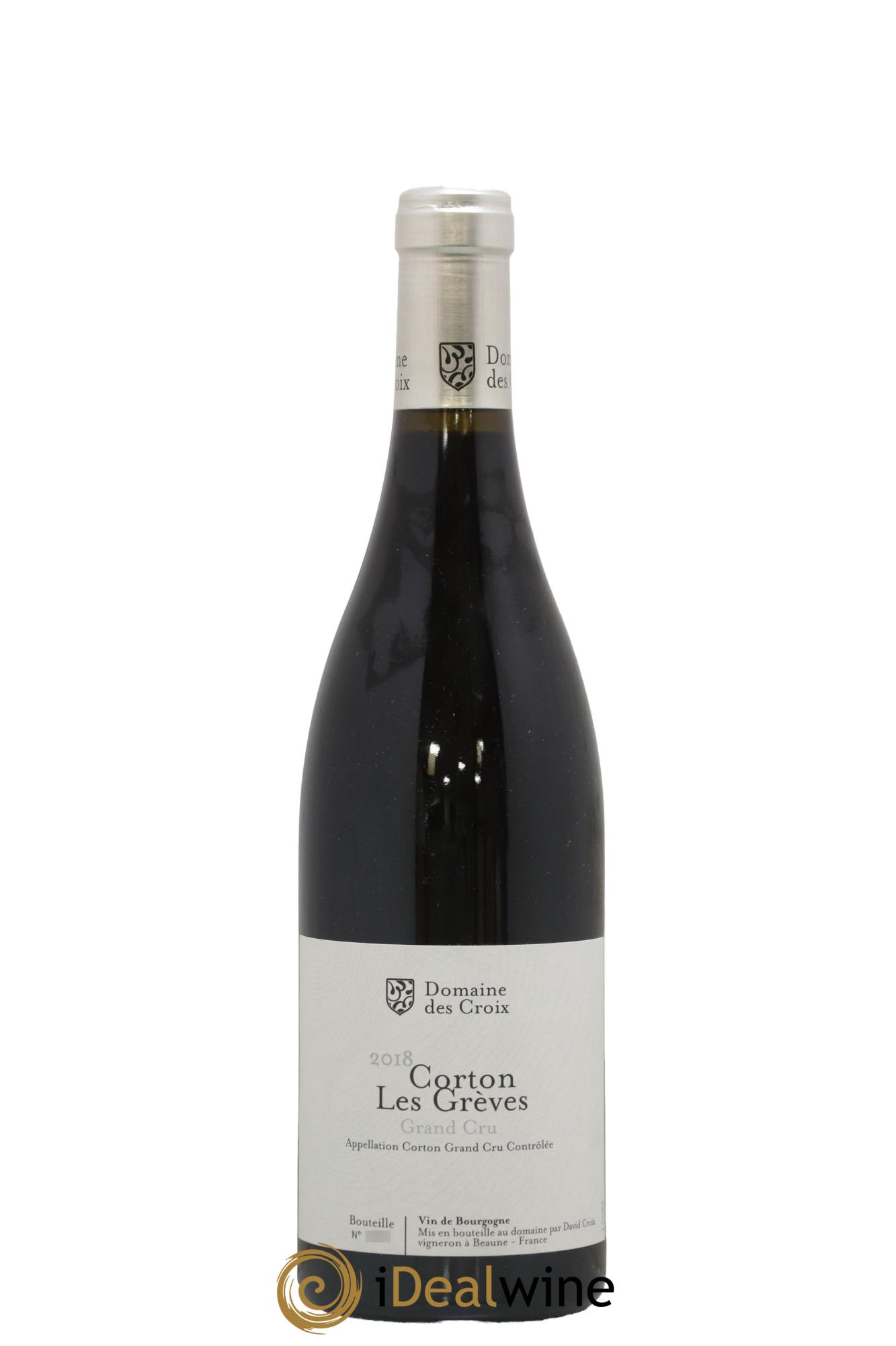 Corton Grand Cru Les Grèves Croix (Domaine des) 2018 - Lot de 1 bouteille - 0