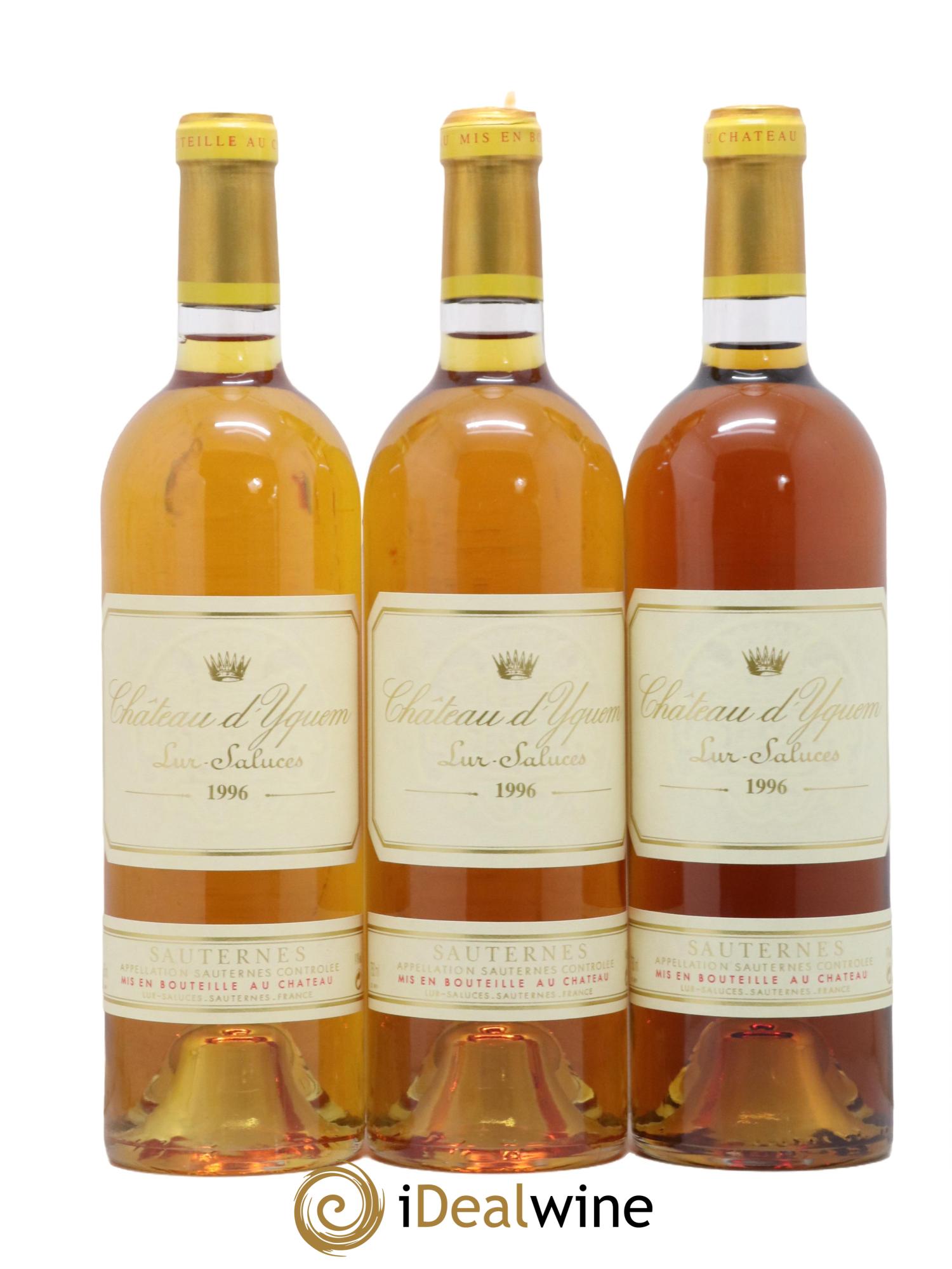 Château d' Yquem 1er Cru Classé Supérieur 1996 - Lotto di 6 bottiglie - 2