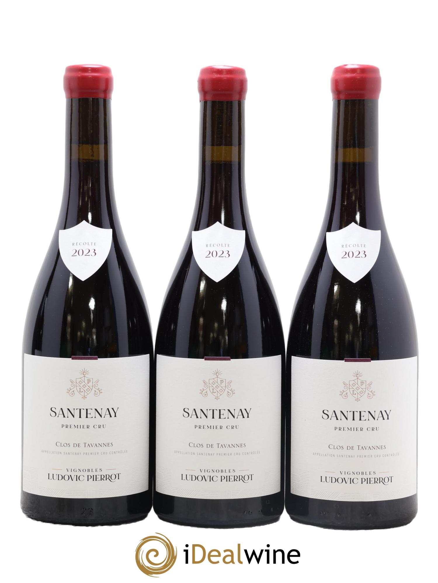 Santenay 1er Cru Clos de Tavannes ludovic pierrot 2023 - Lot de 3 bouteilles - 0