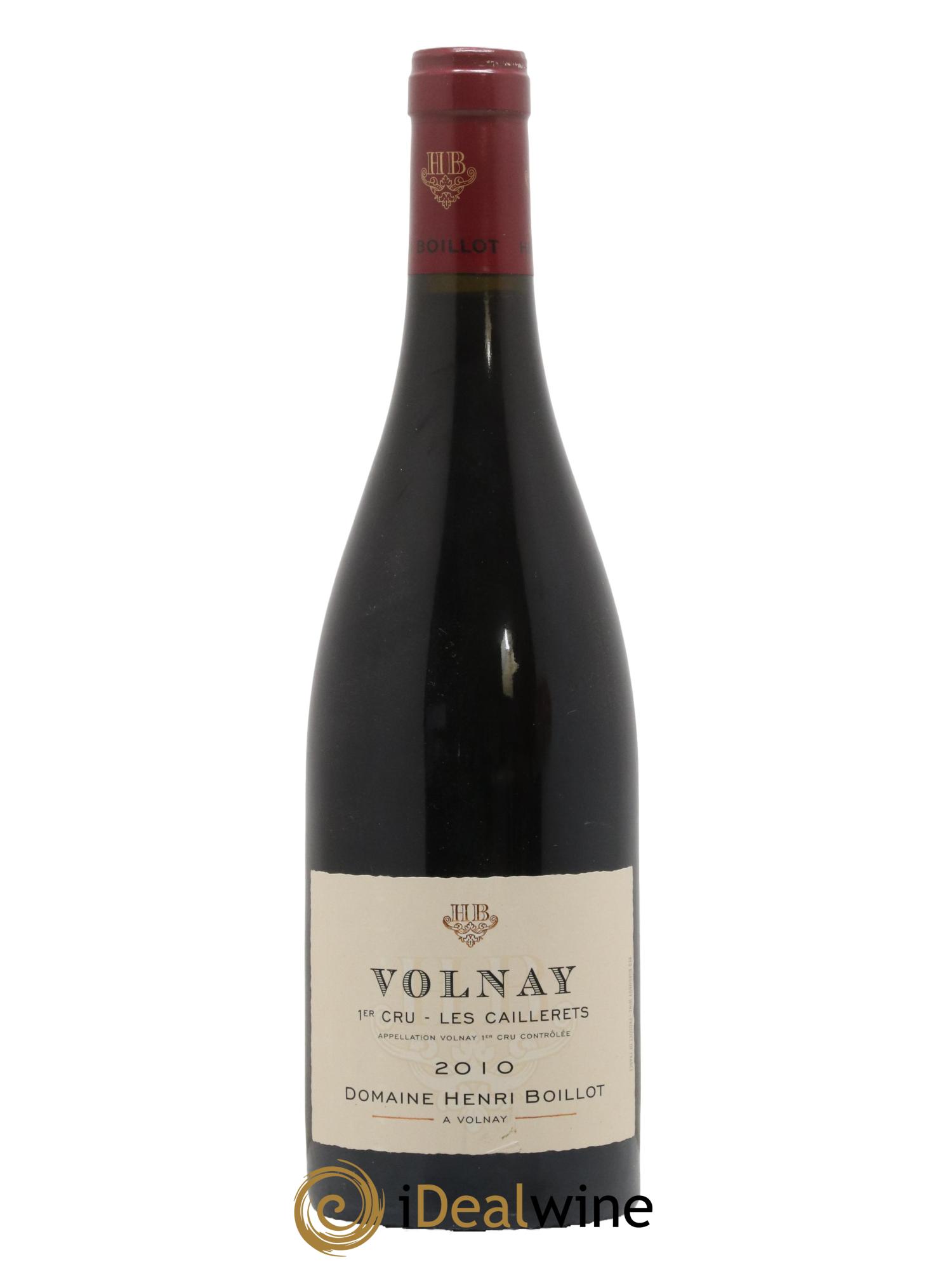 Volnay 1er Cru Les Caillerets Henri Boillot (Domaine) 2010 - Lot de 1 bouteille - 0
