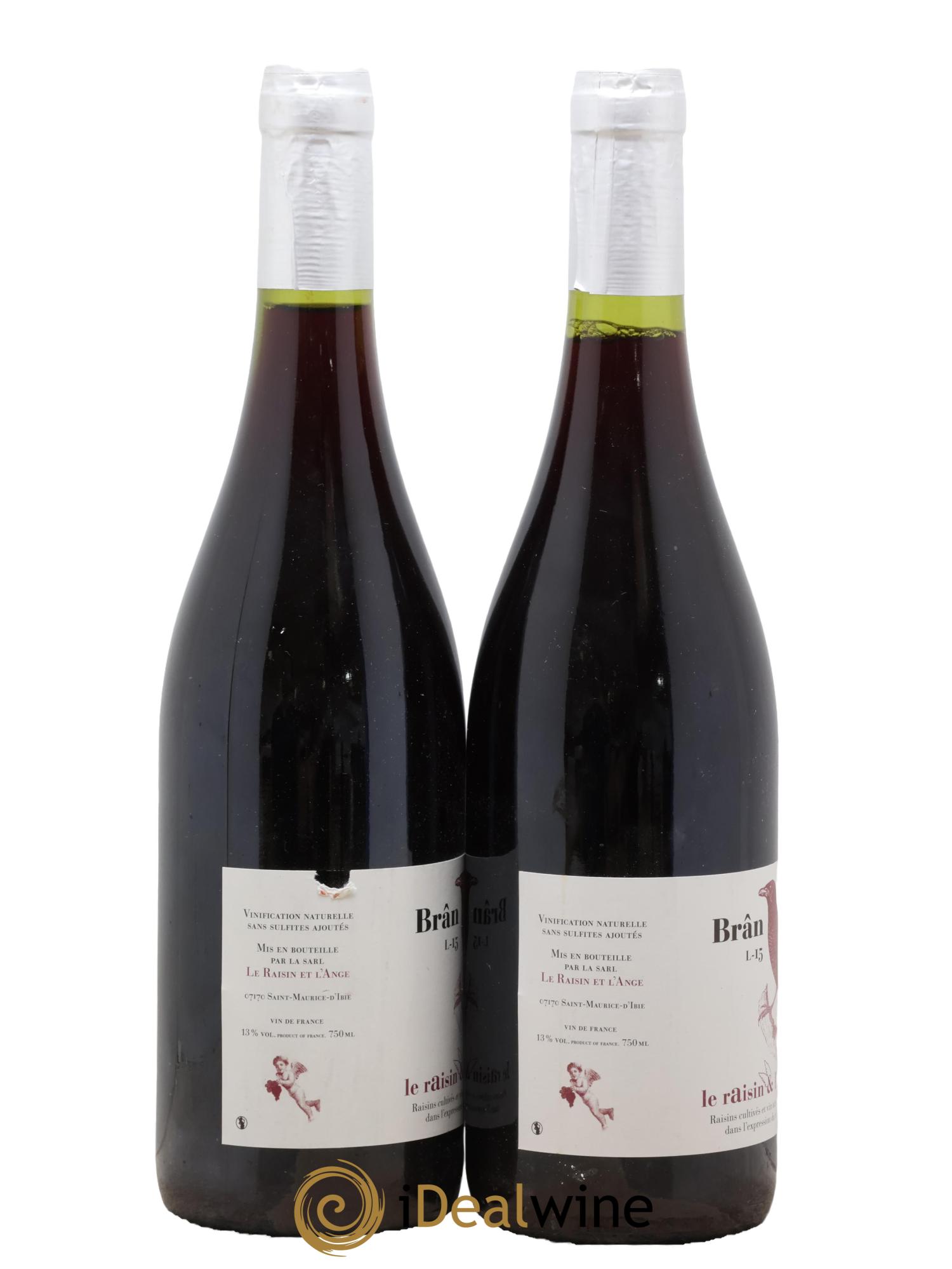 Vin de France Bran Le Raison & L'Ange 2015 - Lot de 2 bouteilles - 1