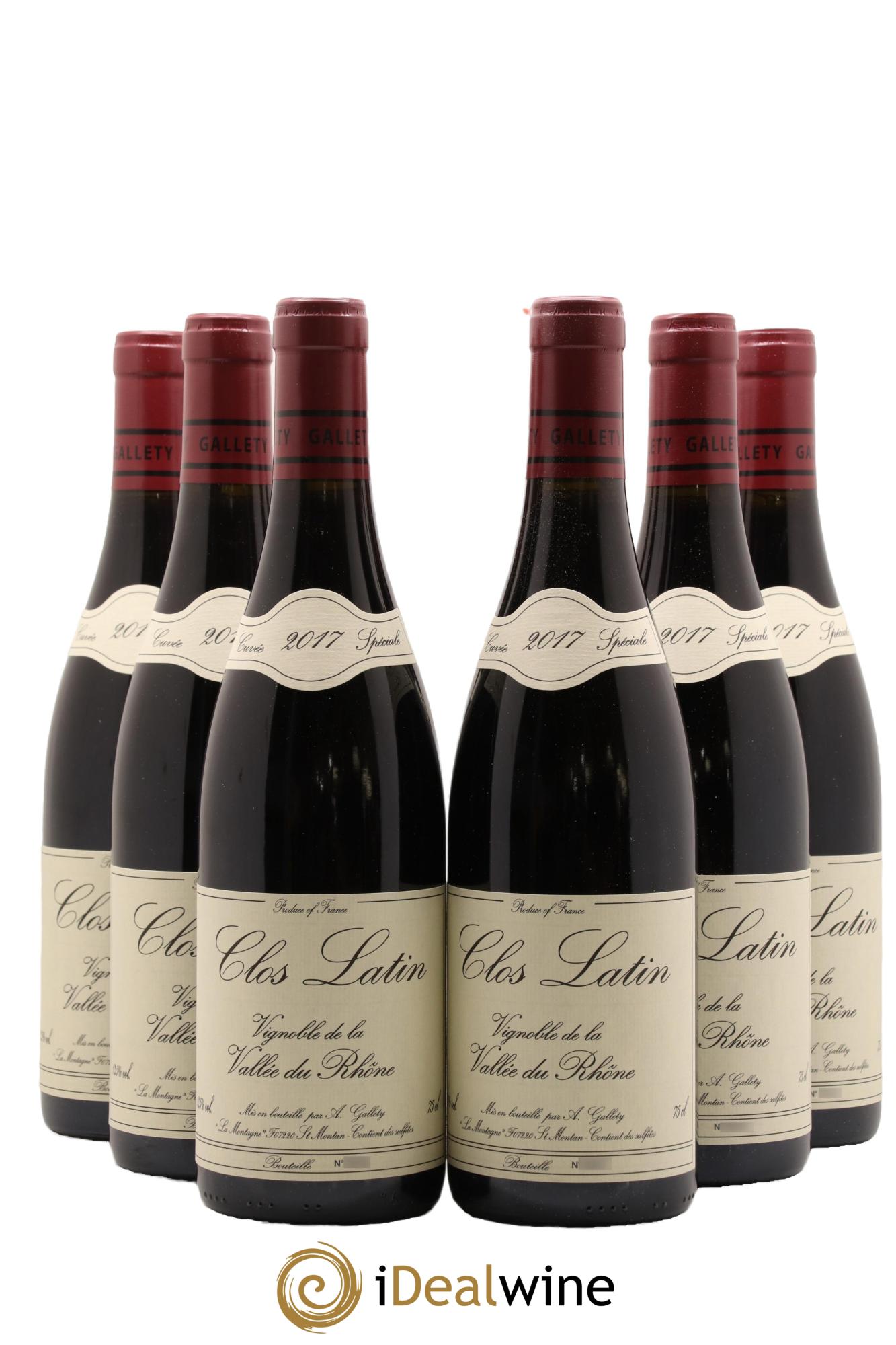 Côtes du Vivarais Clos Latin Gallety (Domaine) 2017 - Lot de 6 bouteilles - 0
