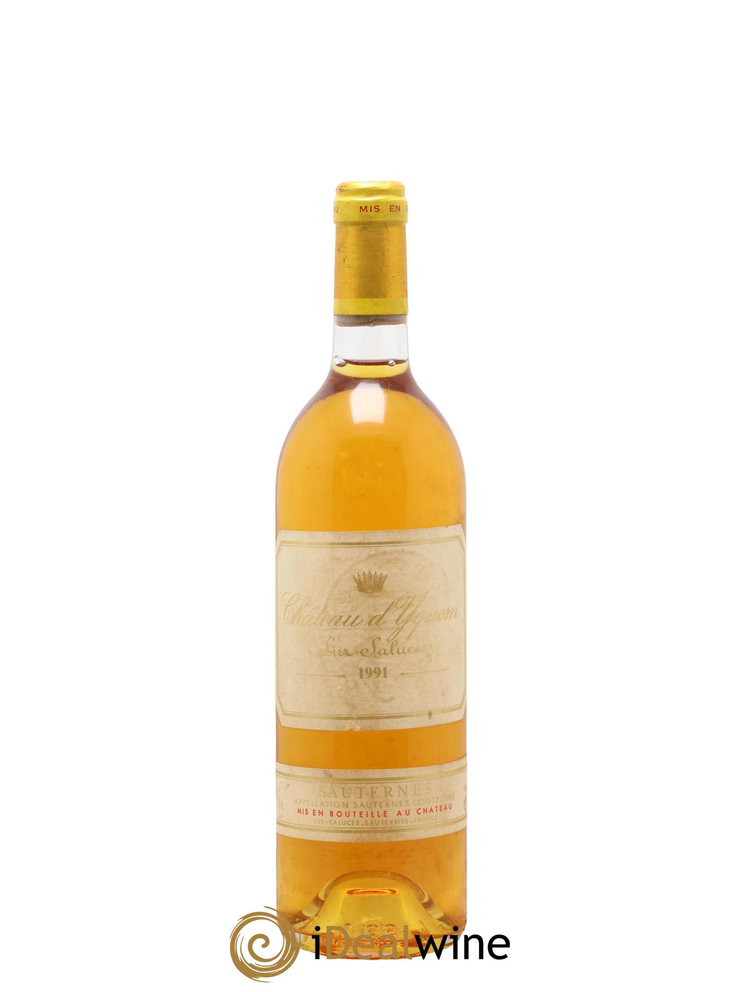 Château d' Yquem 1er Cru Classé Supérieur 1991 - Posten von 1 Flasche - 0