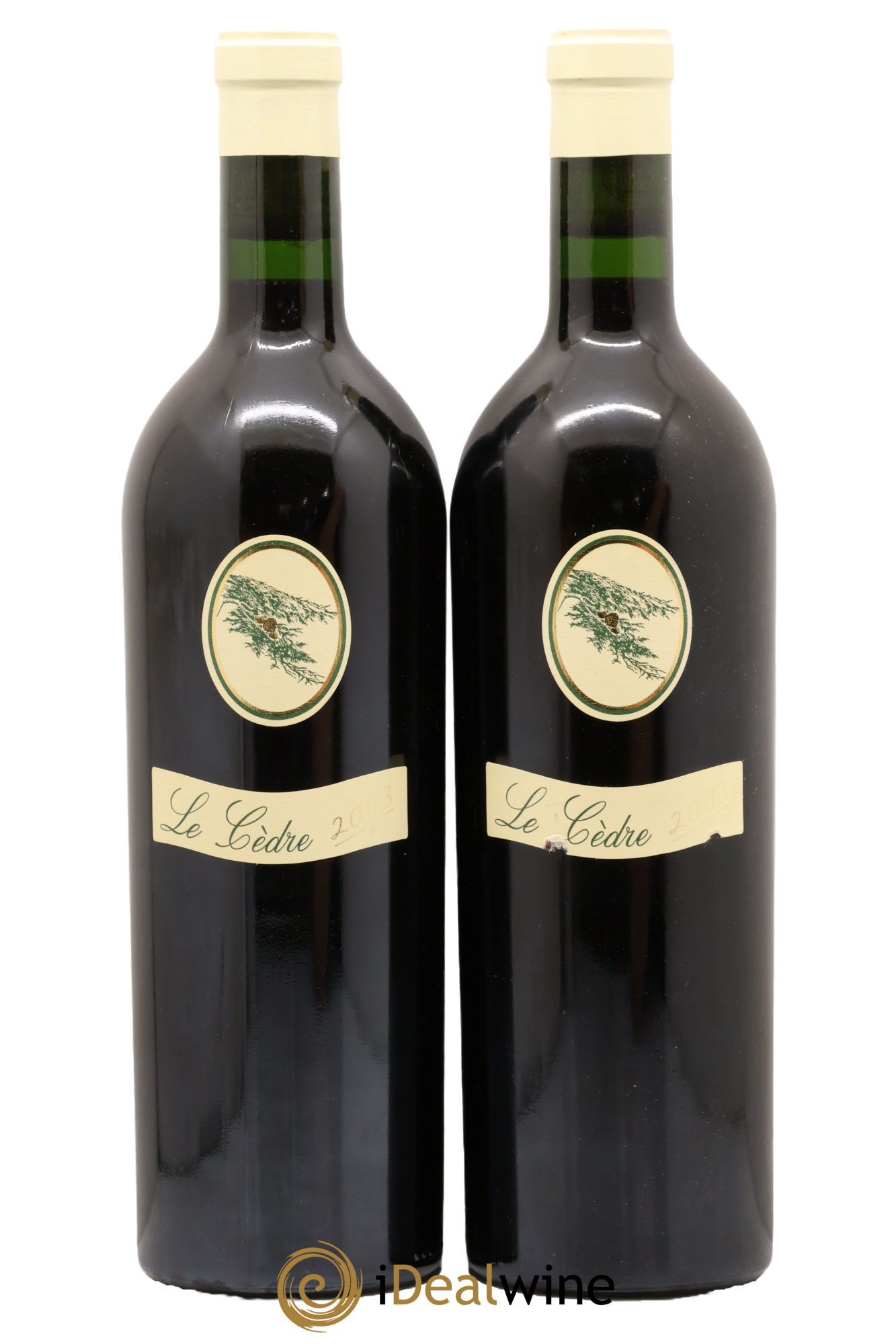 Cahors Château du Cèdre Pascal et Jean-Marc Verhaeghe 2003 - Lot de 2 bouteilles - 0