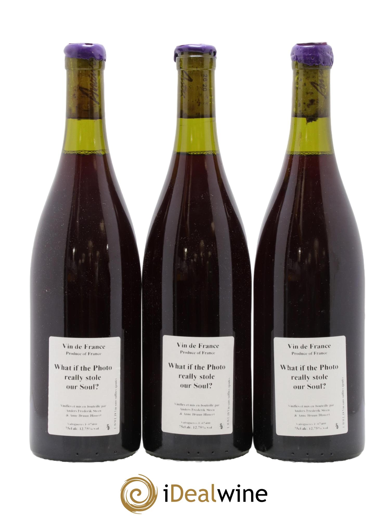 Vin de France What if The Photo Really Stole Our Soul Anders Frederik Steen 2018 - Lotto di 3 bottiglie - 0