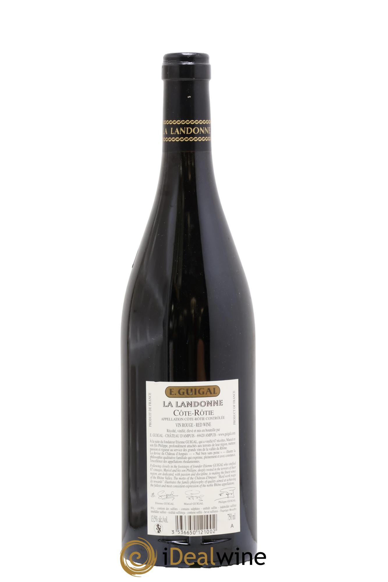 Côte-Rôtie La Landonne Guigal 2016 - Lot of 1 bottle - 1