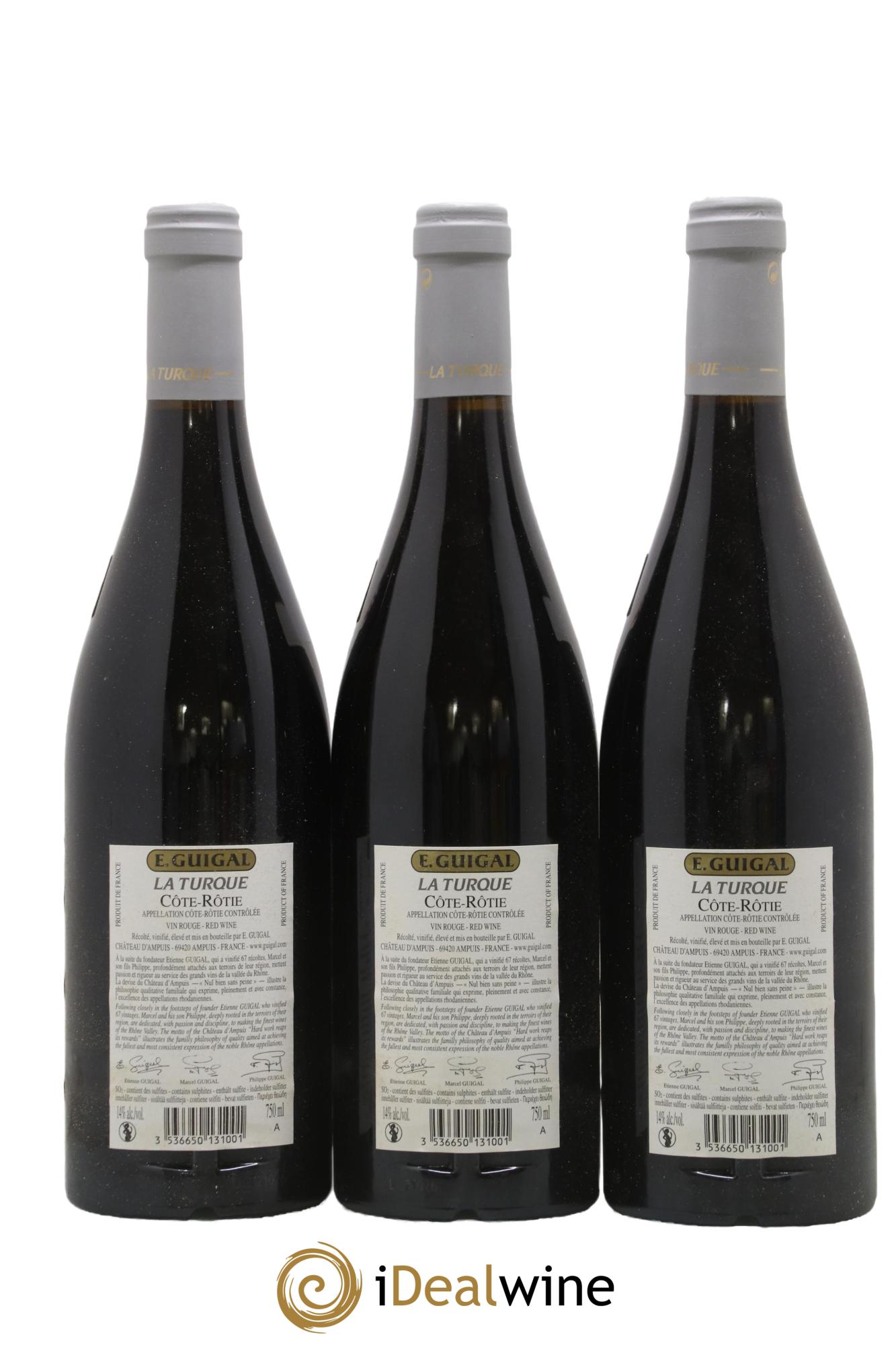 Côte-Rôtie La Turque Guigal 2017 - Lot de 6 bouteilles - 4