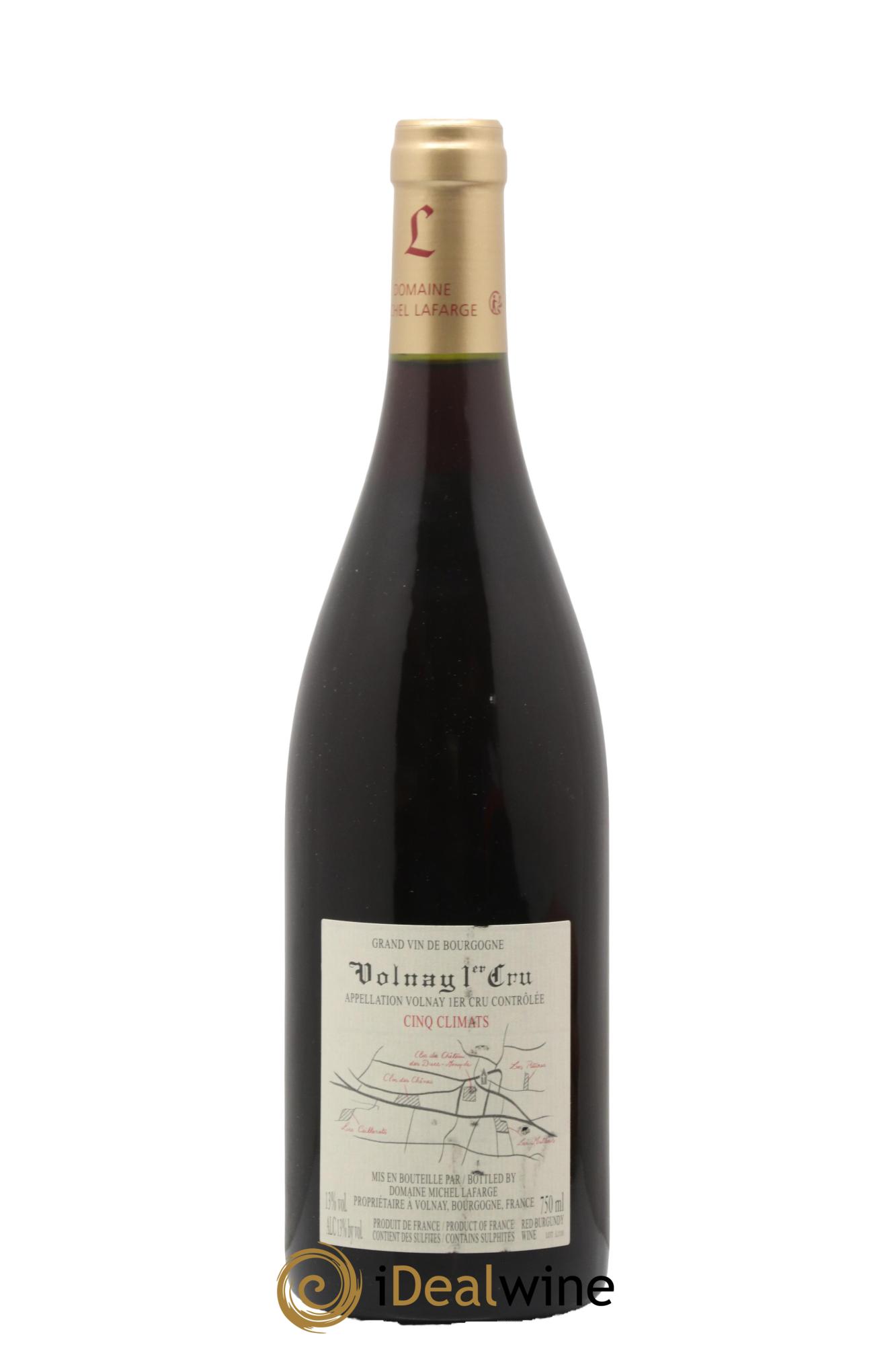 Volnay 1er Cru Cinq Climats Lafarge (Domaine) 2021 - Lotto di 1 bottiglia - 1