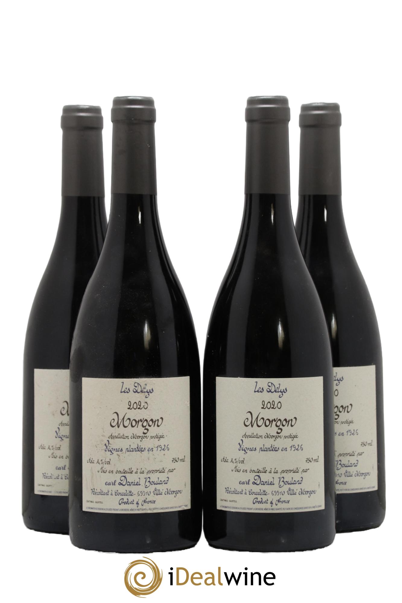 Morgon Les Delys Vielles Vignes de 1926 Daniel Bouland (Domaine) 2020 - Lot de 4 bouteilles - 0