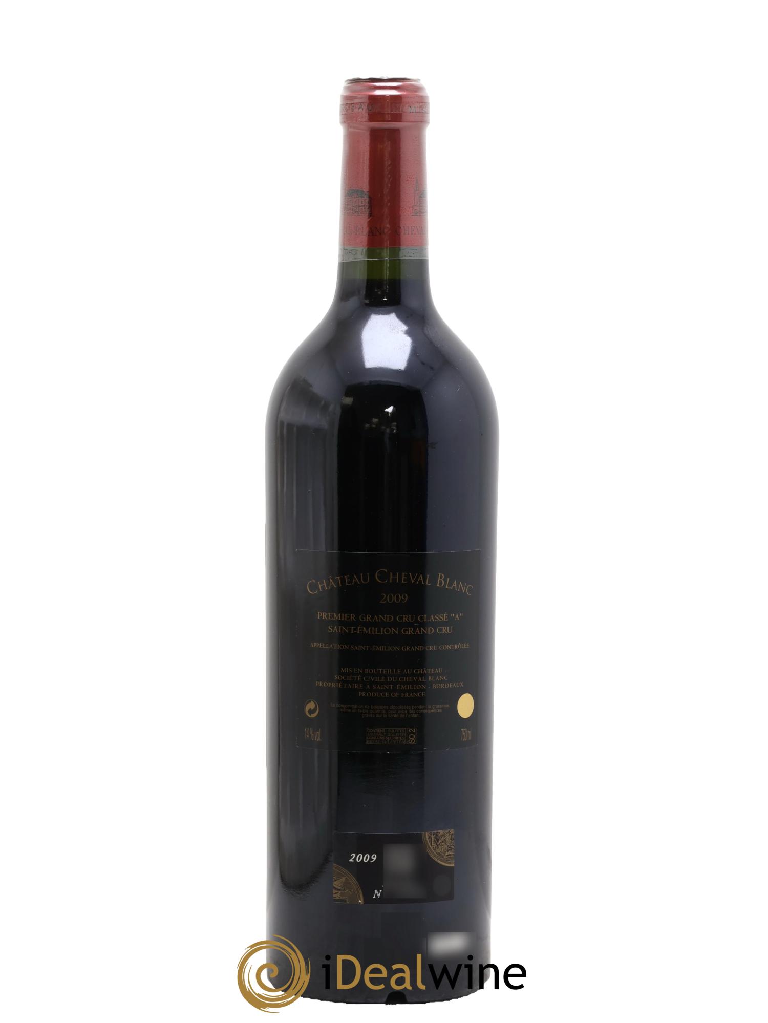 Château Cheval Blanc 1er Grand Cru Classé A 2009 - Posten von 1 Flasche - 1