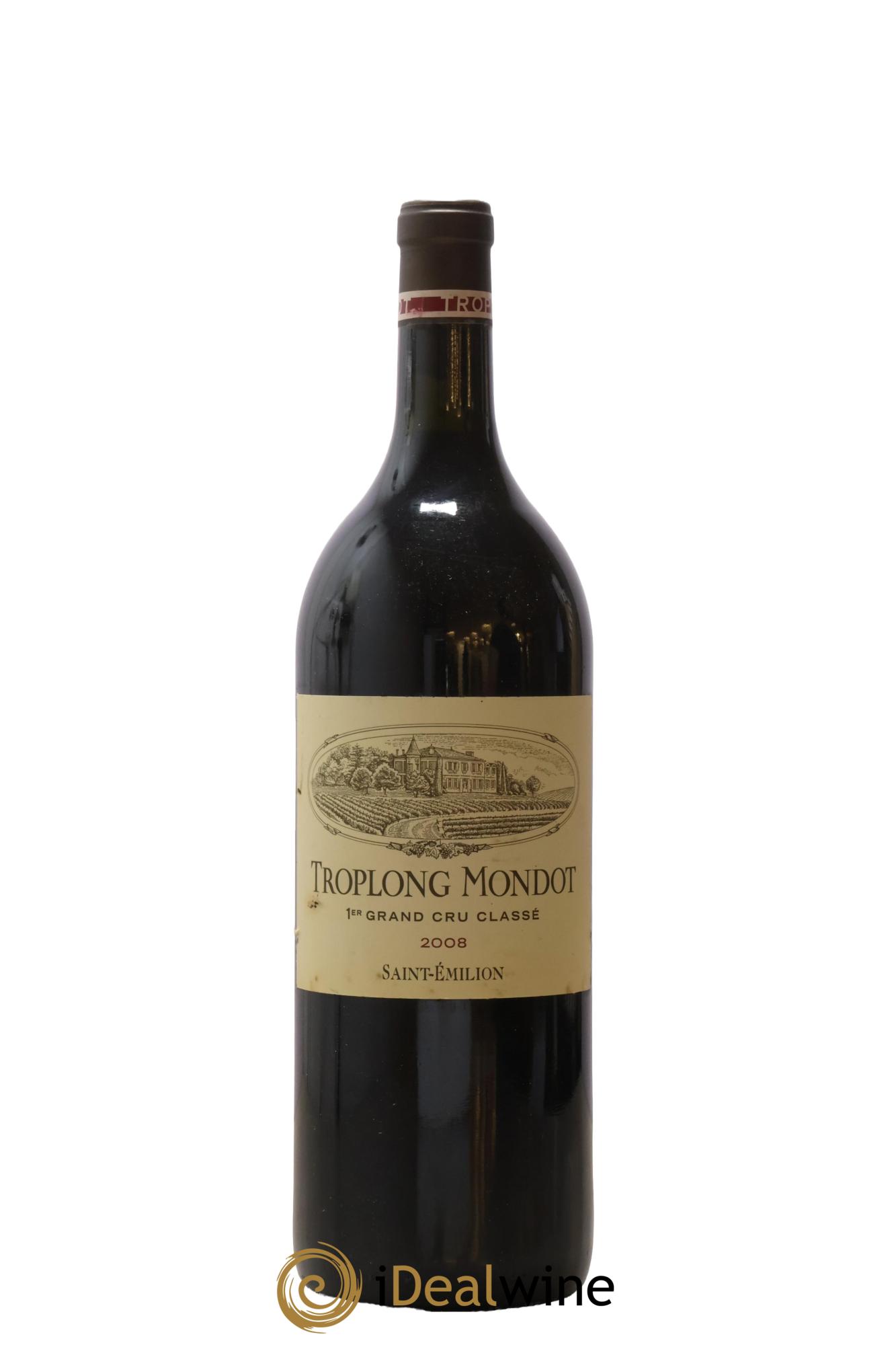 Château Troplong Mondot 1er Grand Cru Classé B 2008 - Lot de 1 magnum - 0