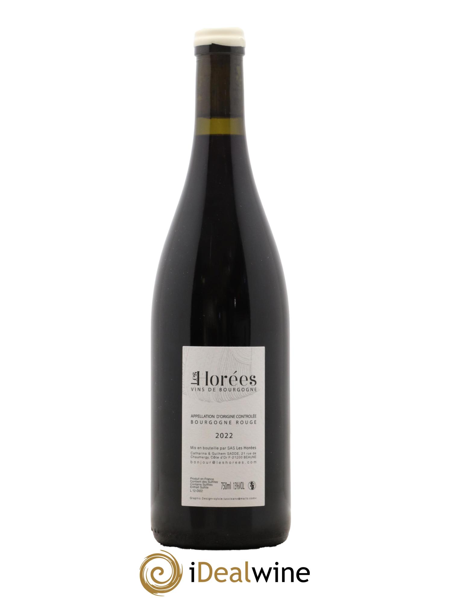 Bourgogne Des Six Ifs Les Horées  2022 - Lot of 1 bottle - 1