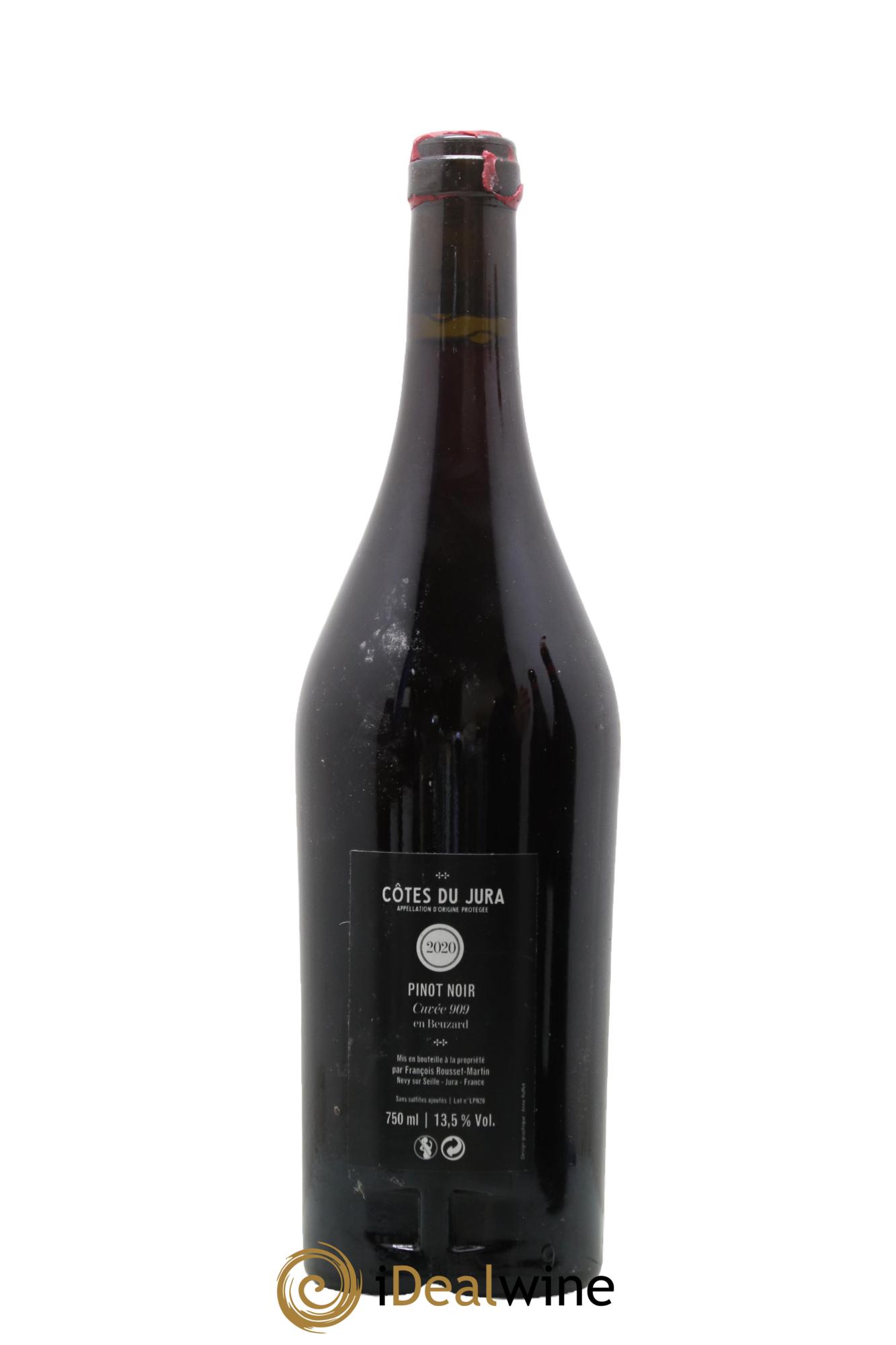 Côtes du Jura 909 François Rousset Martin 2020 - Lot de 1 bouteille - 1