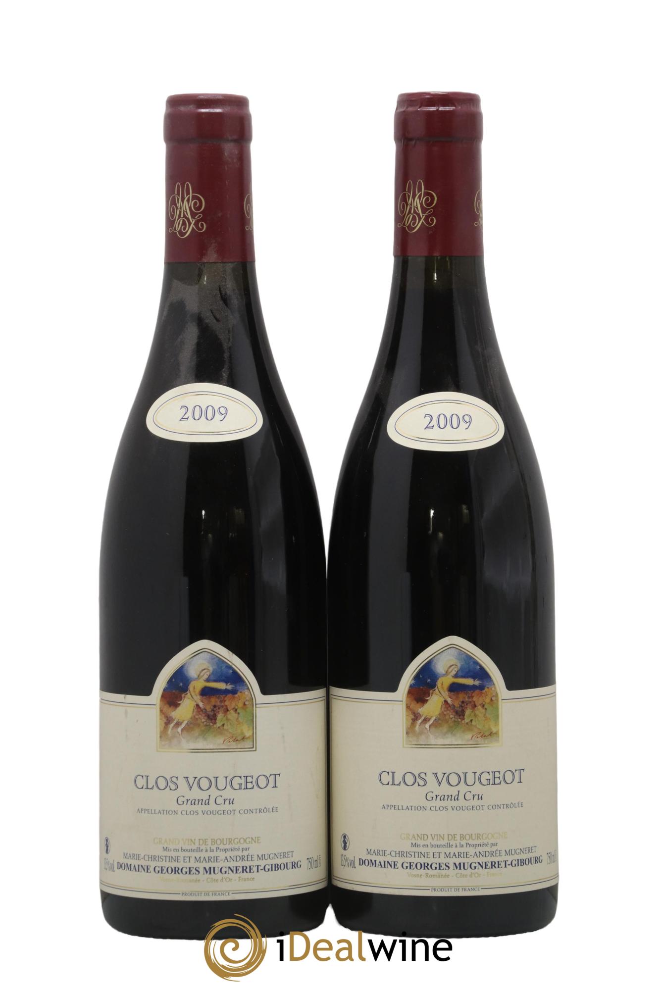Clos de Vougeot Grand Cru Georges Mugneret-Gibourg (Domaine) 2009 - Lot de 2 bouteilles - 0