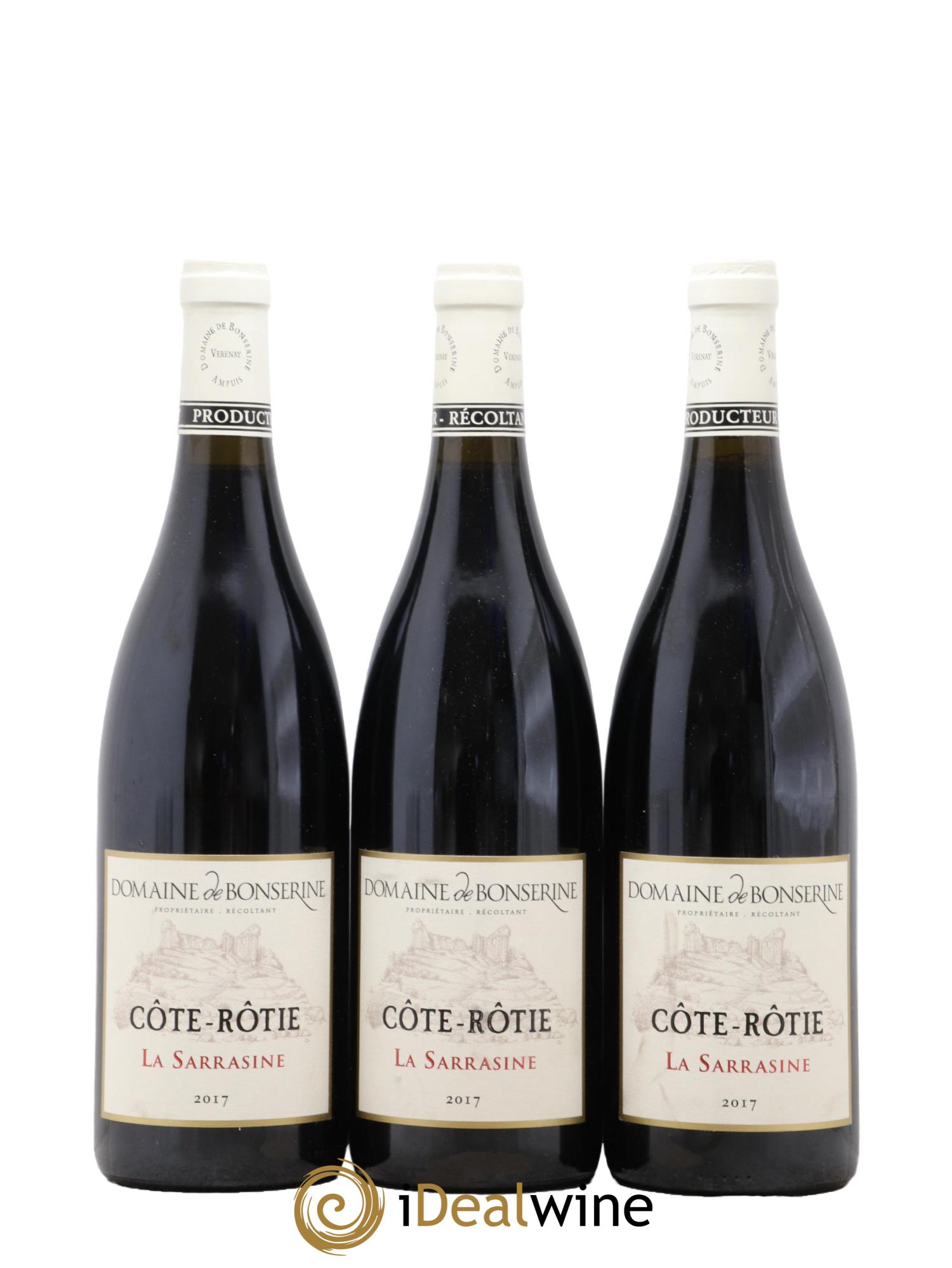Côte-Rôtie La Sarrasine Bonserine (Domaine de) 2017 - Lot de 3 bouteilles - 0