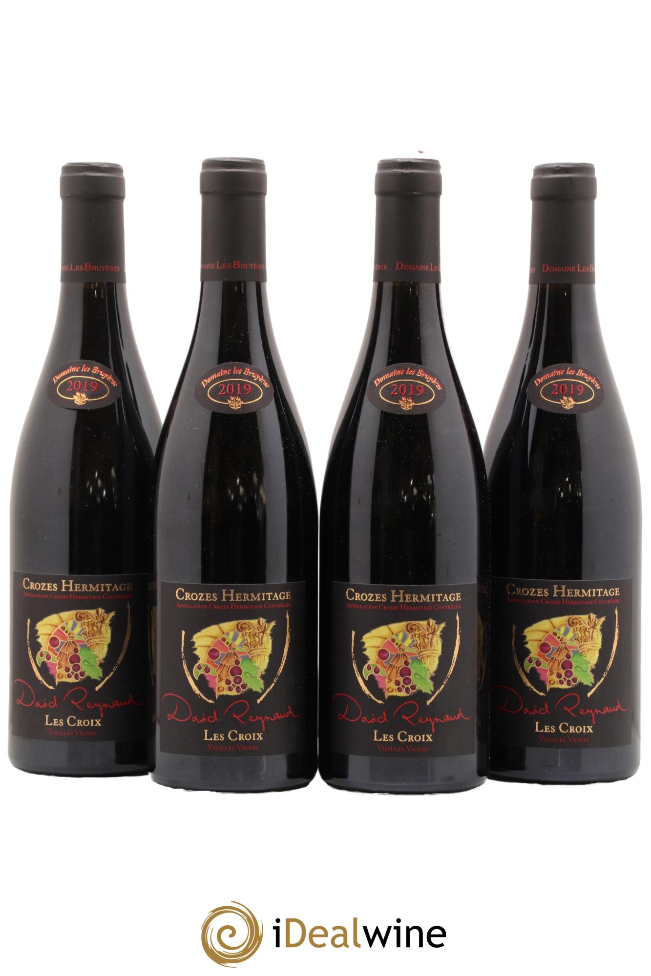 Crozes-Hermitage Les Croix Vieilles vignes David Reynaud 2019 - Lot de 4 bouteilles - 0