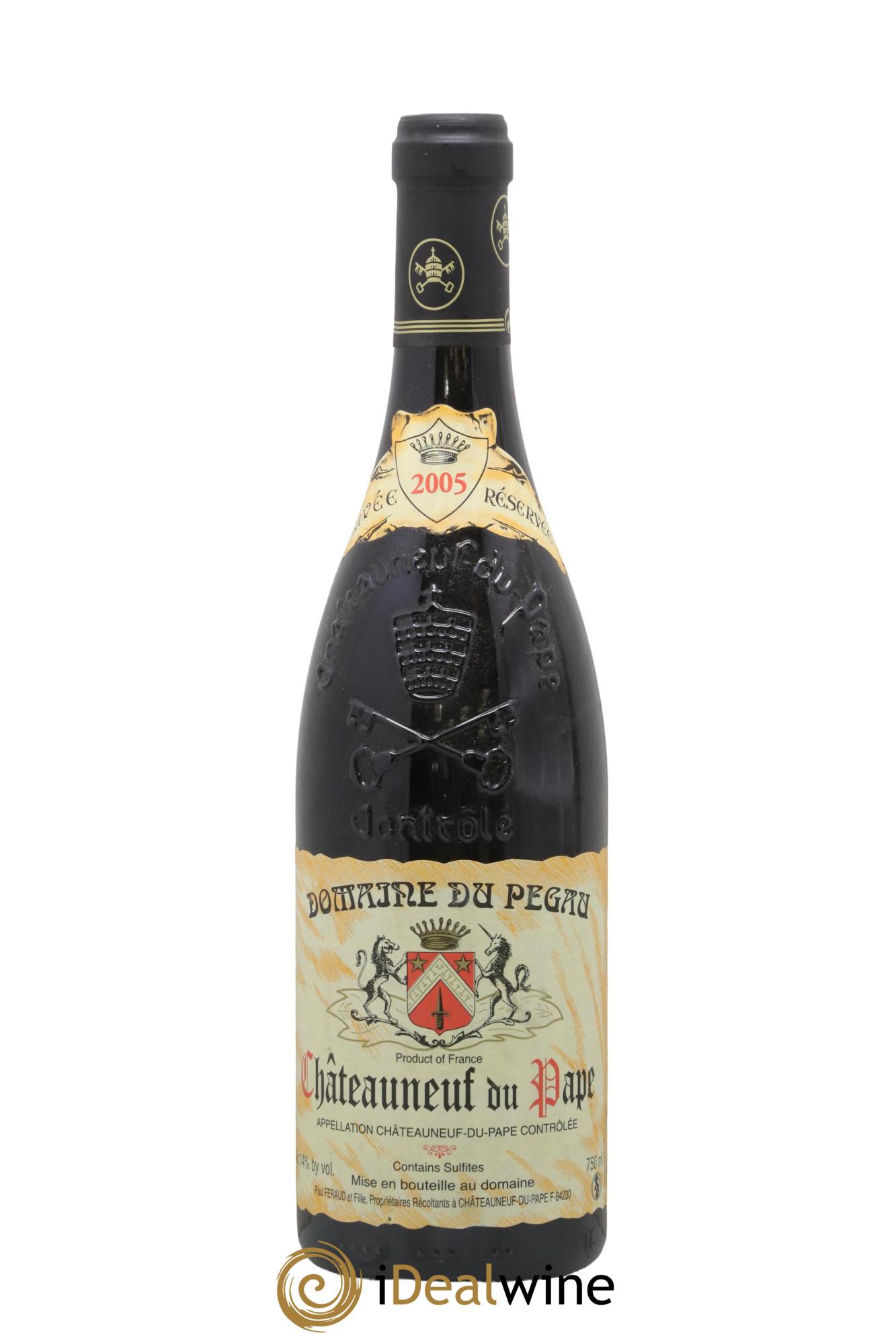 Châteauneuf-du-Pape Domaine du Pégau Cuvée Réservée Paul et Laurence Féraud 2005 - Lot de 1 bouteille - 0