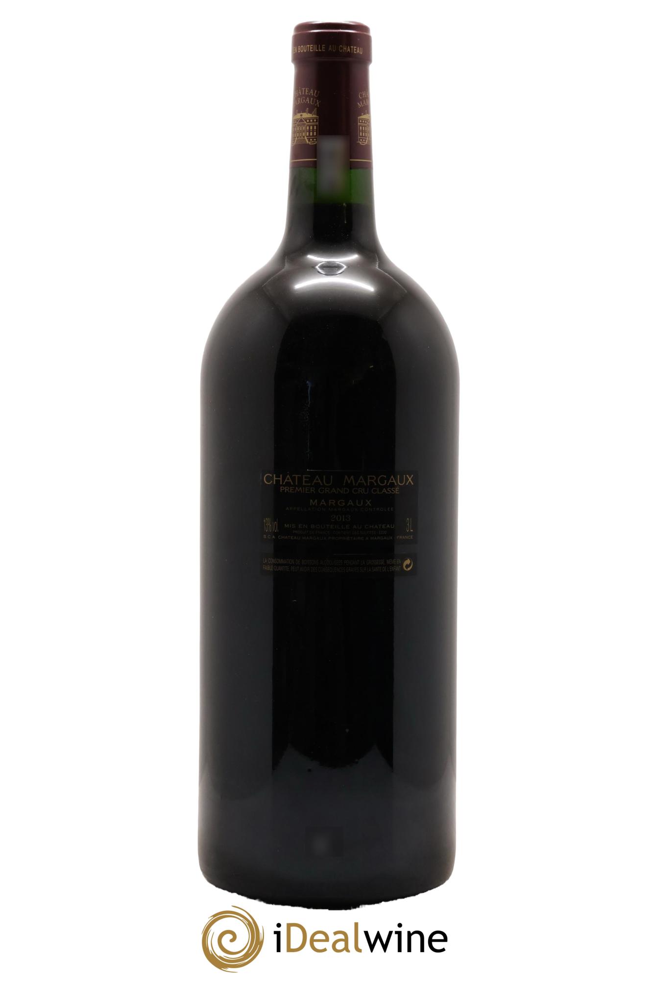 Château Margaux 1er Grand Cru Classé 2013 - Lotto di 1 jéroboam - 2
