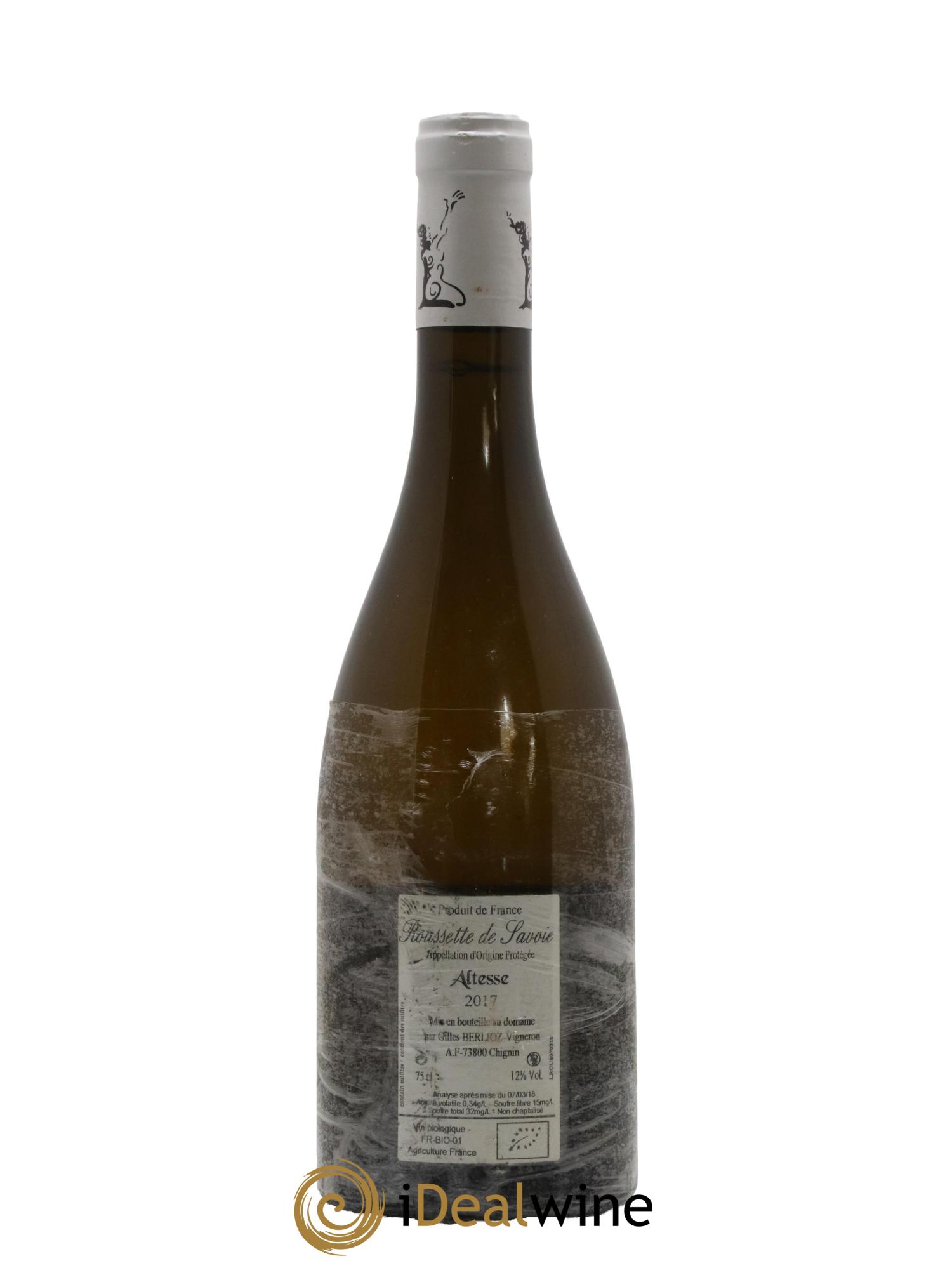 Roussette de Savoie El Hem Gilles Berlioz 2017 - Posten von 1 Flasche - 1