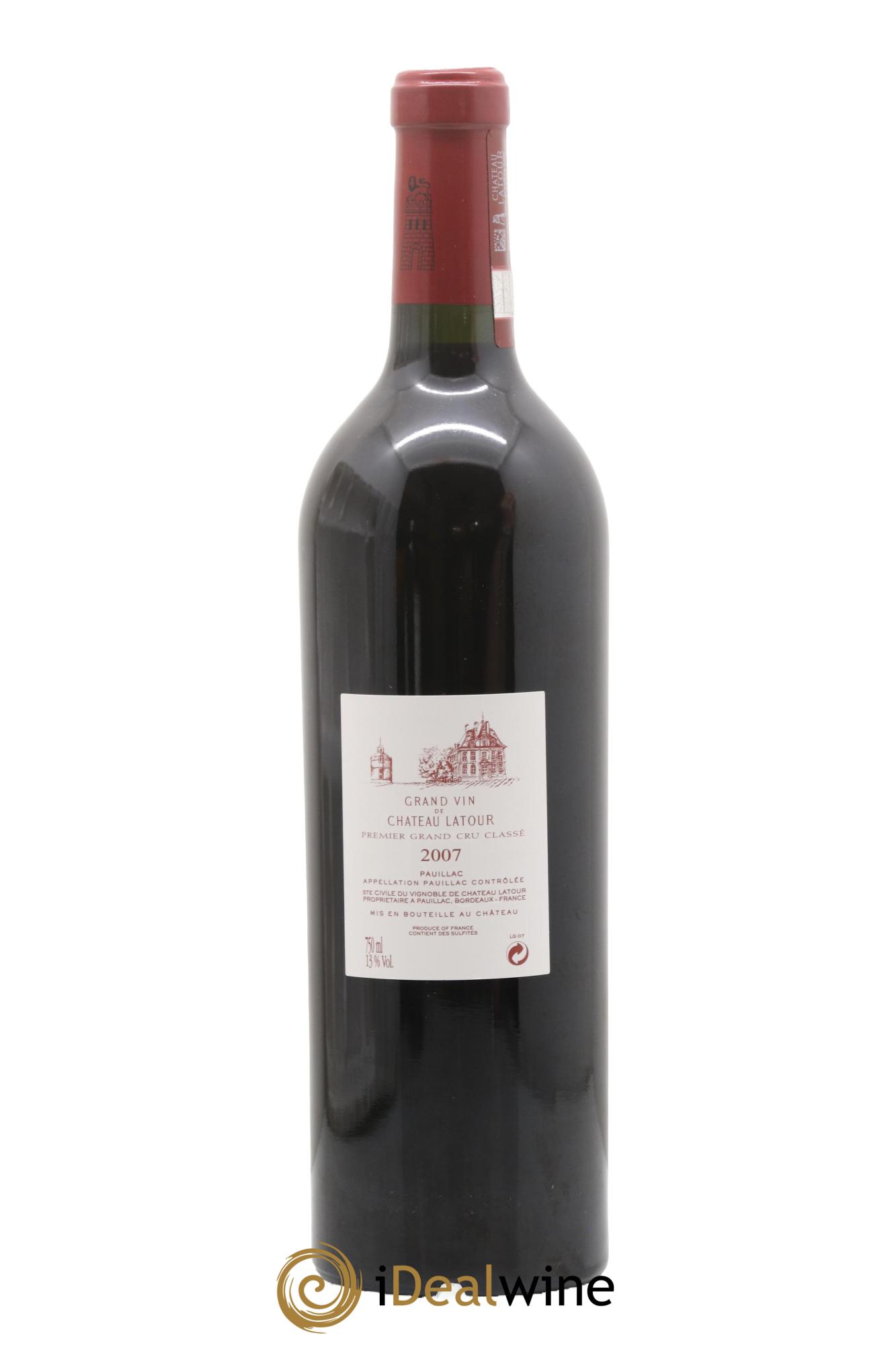 Château Latour 1er Grand Cru Classé 2007 - Posten von 1 Flasche - 1