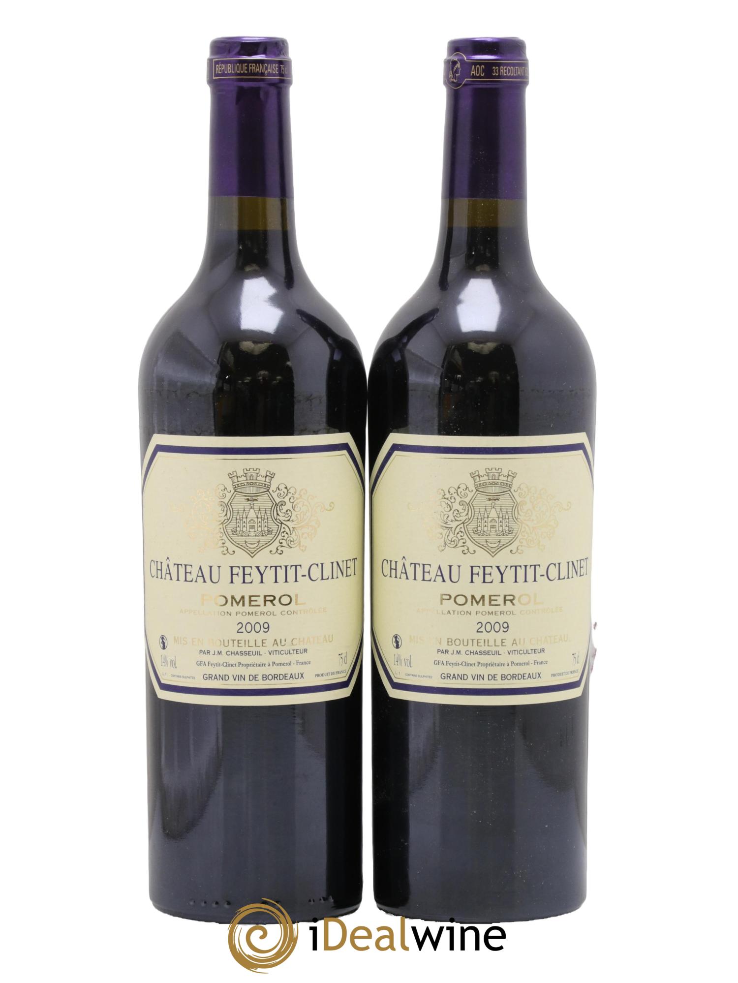 Château Feytit-Clinet 2009 - Lot de 2 bouteilles - 0