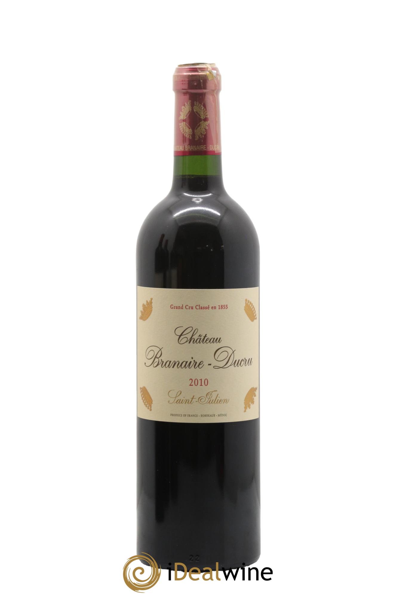 Château Branaire Ducru 4ème Grand Cru Classé 2010 - Lot de 1 bouteille - 0