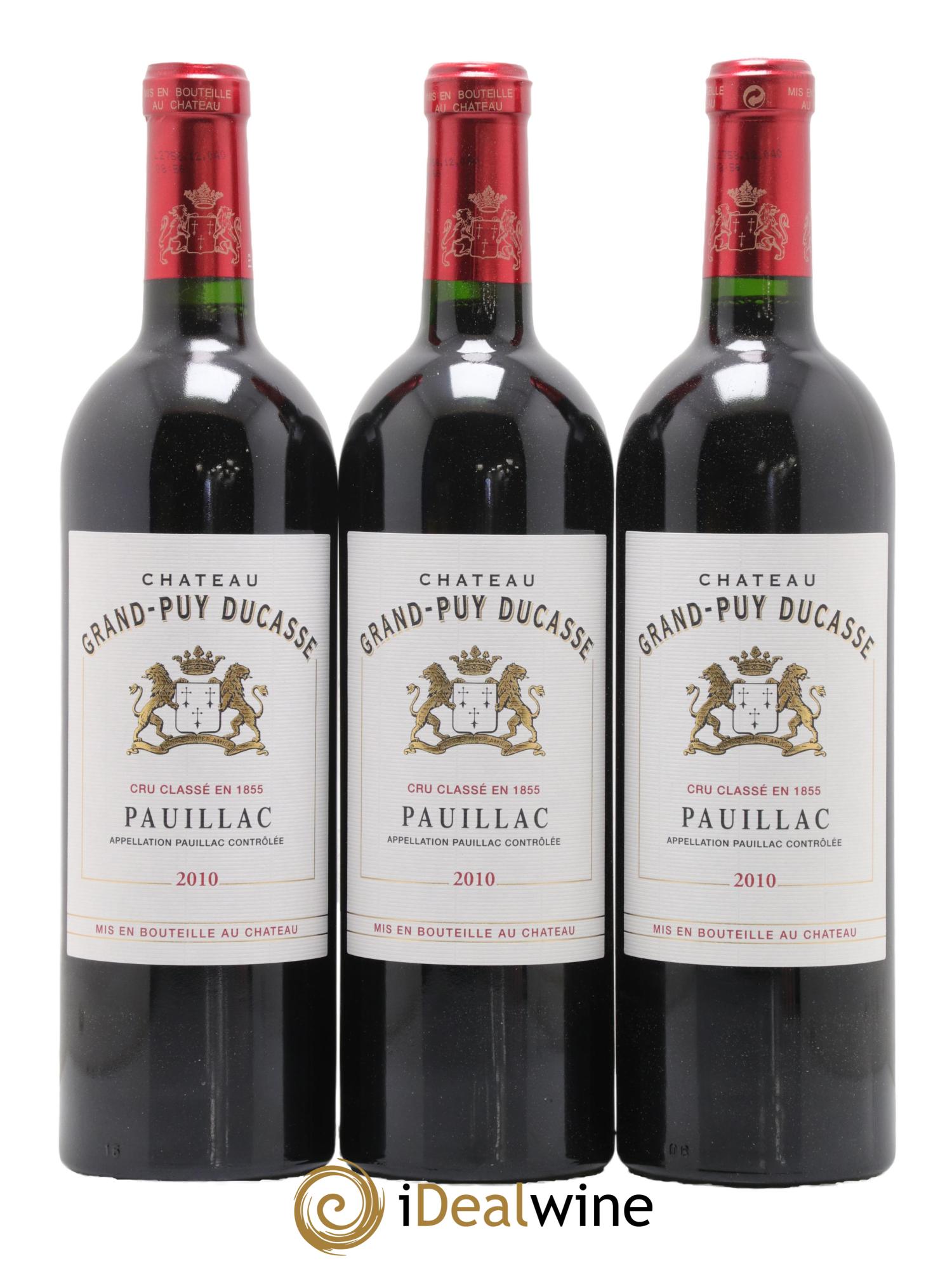 Château Grand Puy Ducasse 5ème Grand Cru Classé  2010 - Posten von 12 Flaschen - 1