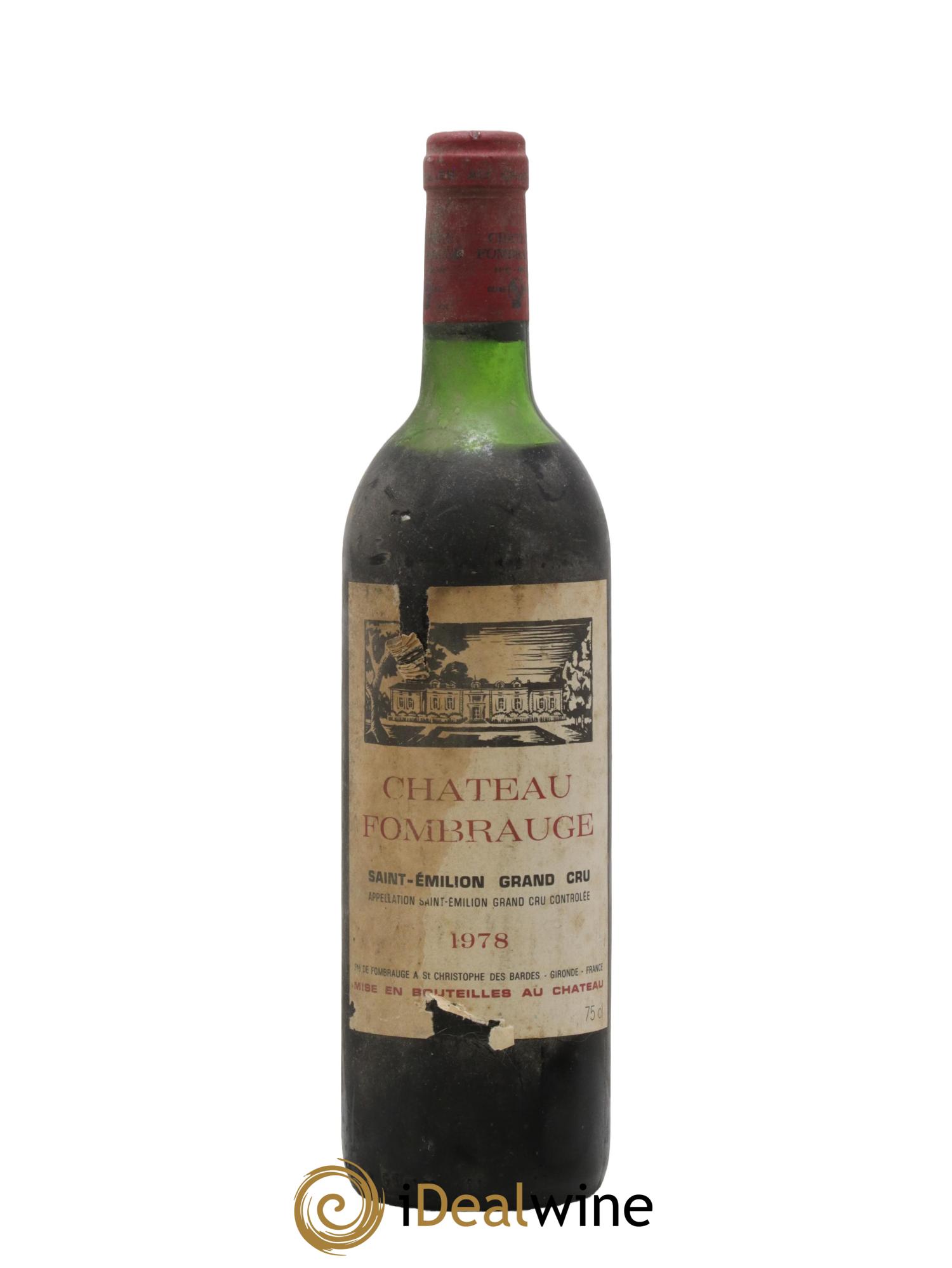 Château Fombrauge Grand Cru Classé 1978 - Lot de 1 bouteille - 0