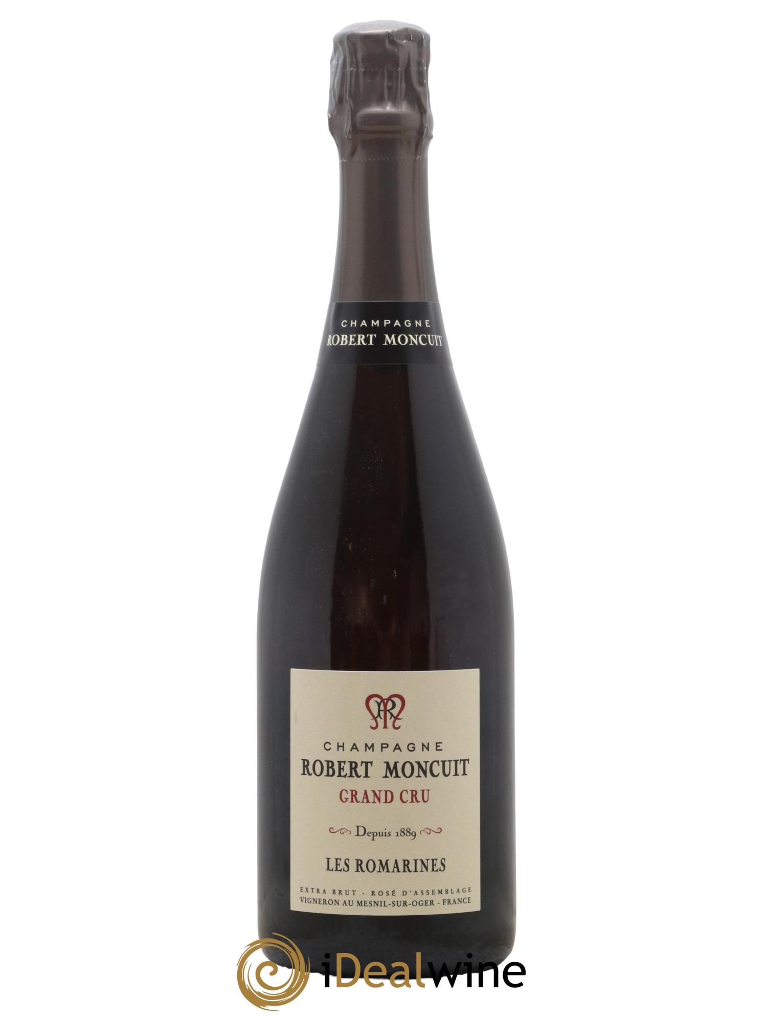 Champagne - Grand Cru Extra Brut Les Romarines Robert Moncuit 2017 - Lot de 1 bouteille - 0
