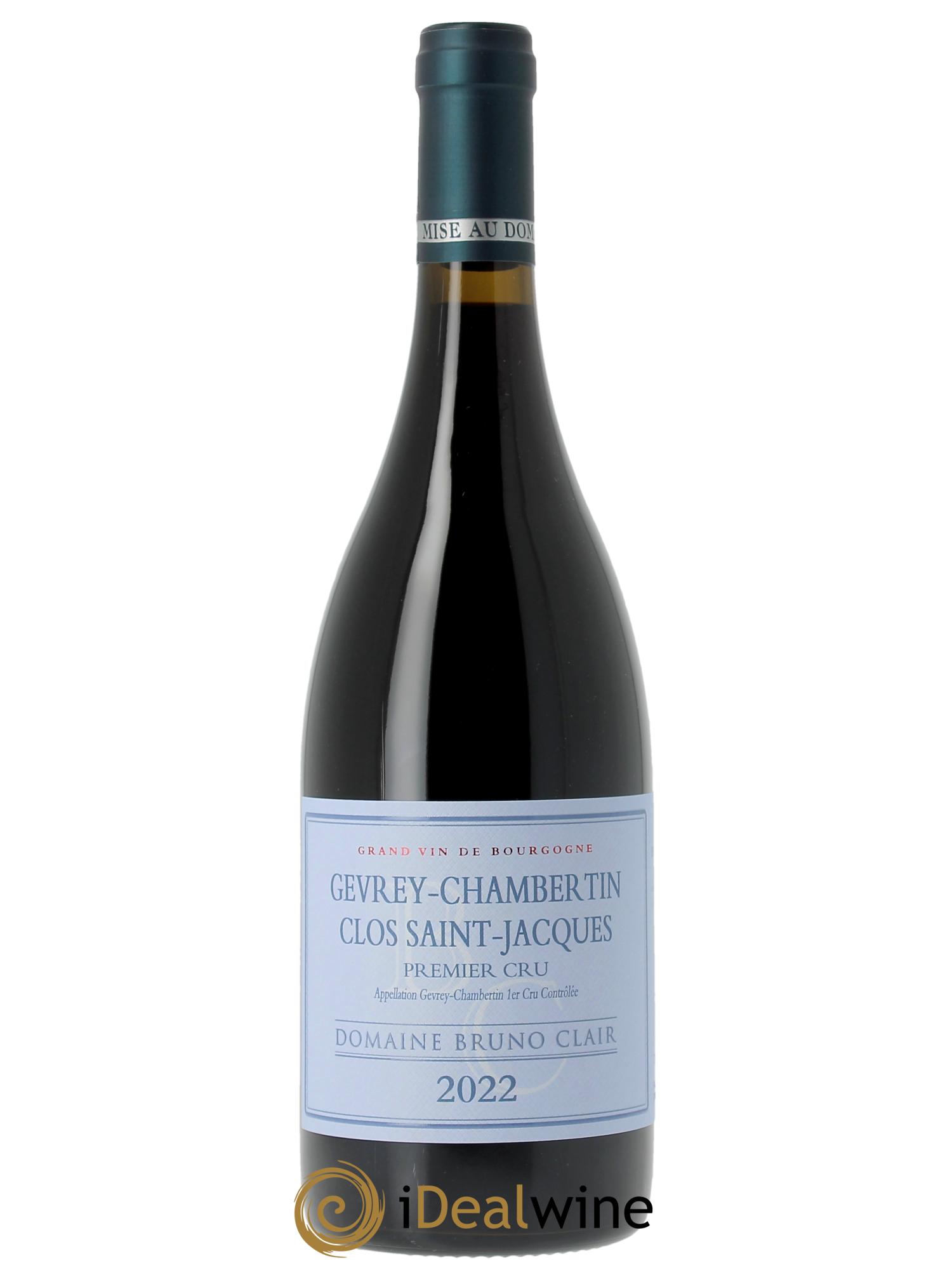 Gevrey-Chambertin 1er Cru Clos Saint-Jacques Bruno Clair (Domaine)  2022 - Lotto di 1 bottiglia - 0