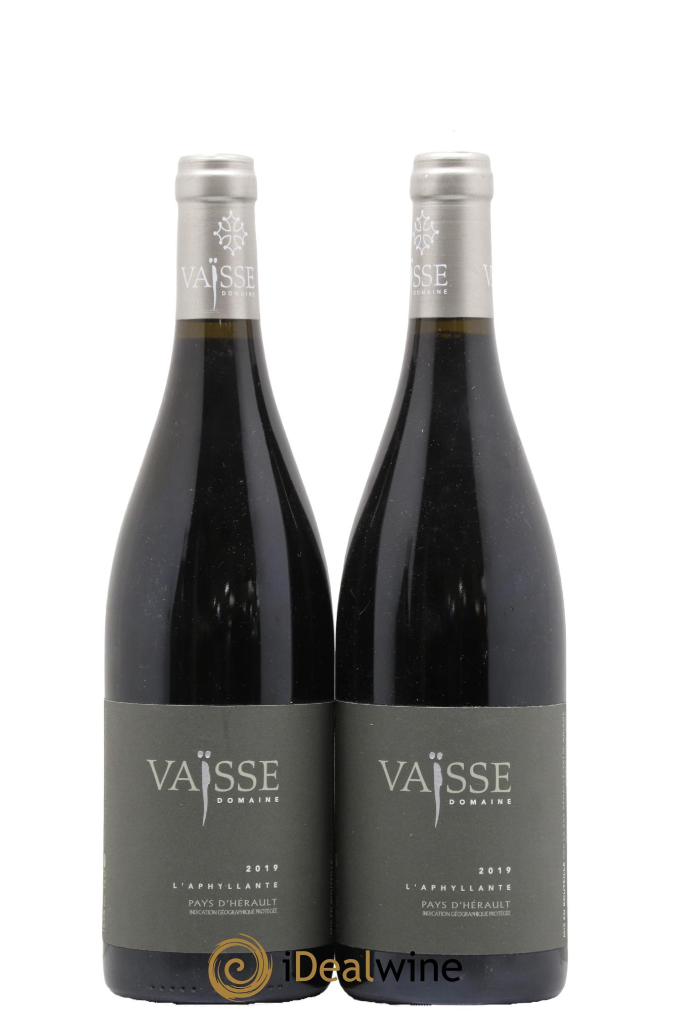 Pays d'Hérault L'Aphyllante Vaisse (Domaine) 2019 - Lot de 2 bouteilles - 0