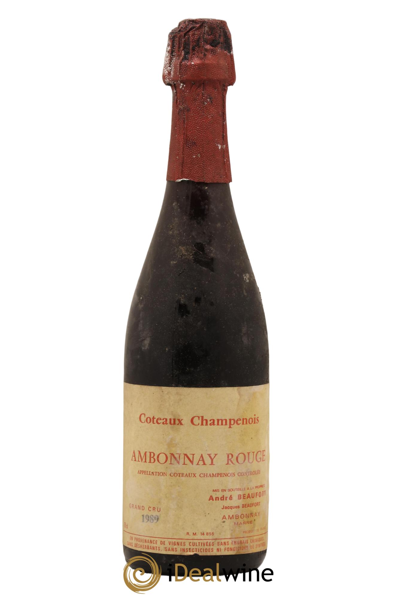 Coteaux Champenois Beaufort 1989 - Lot de 1 bouteille - 0