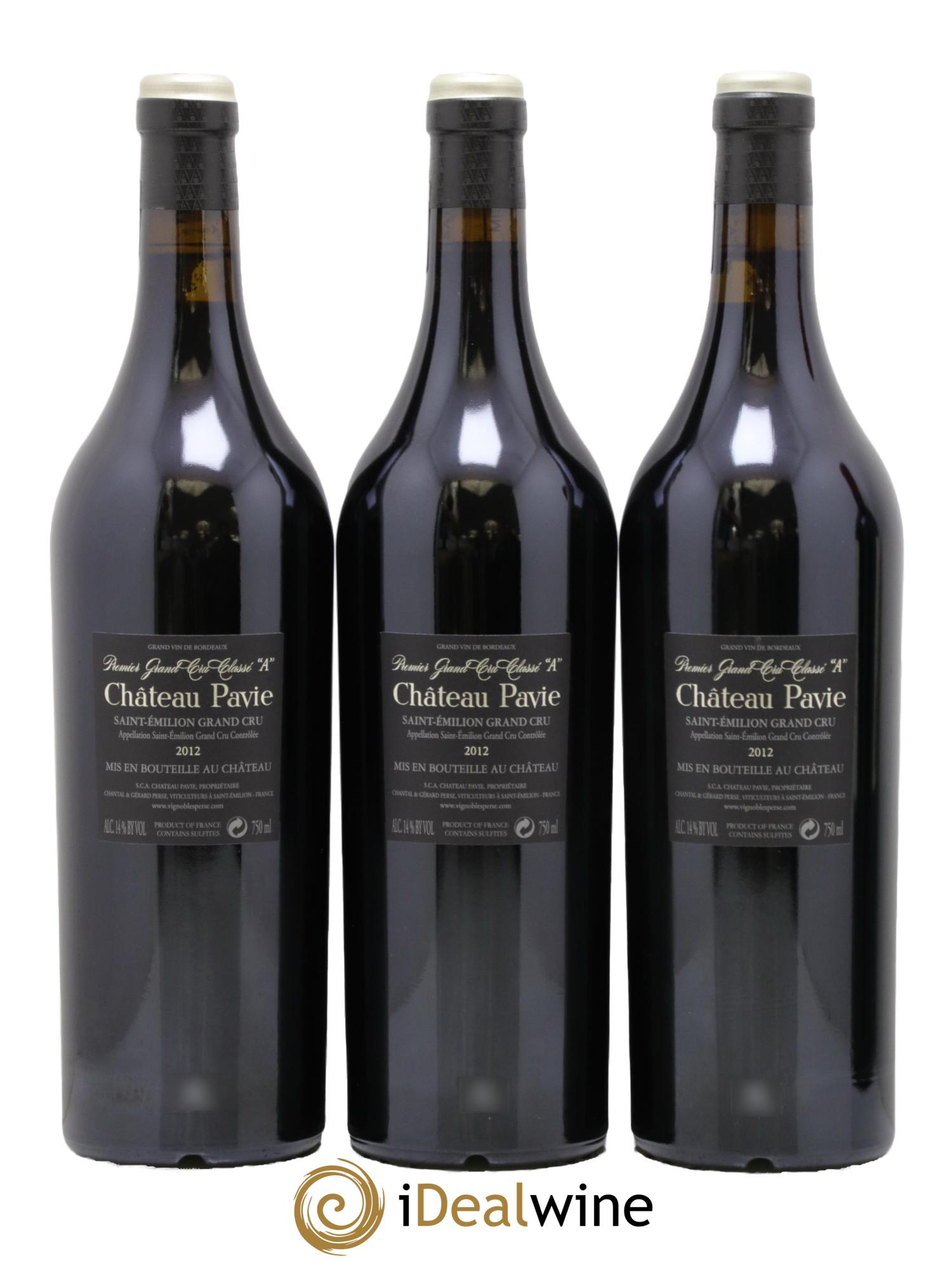 Château Pavie 1er Grand Cru Classé A 2012 - Lot de 12 bouteilles - 8