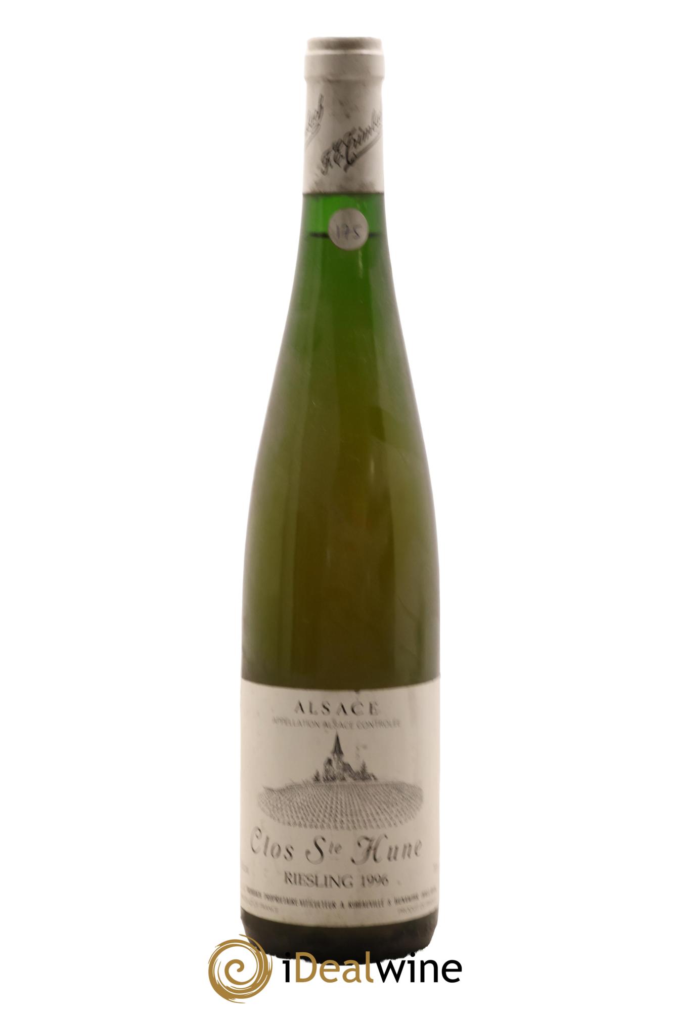 Alsace Riesling Clos Sainte-Hune Trimbach (Domaine) 1996 - Lot of 1 bottle - 0