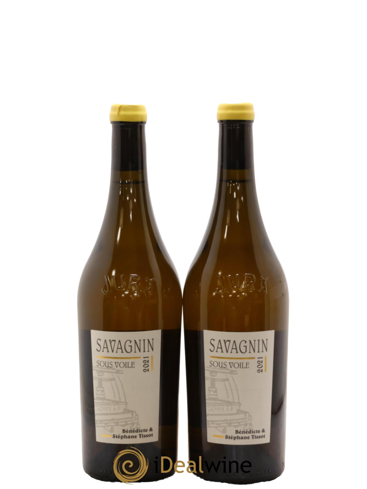 Arbois Savagnin Sous Voile Bénédicte et Stéphane Tissot 2021 - Lotto di 2 bottiglie - 0