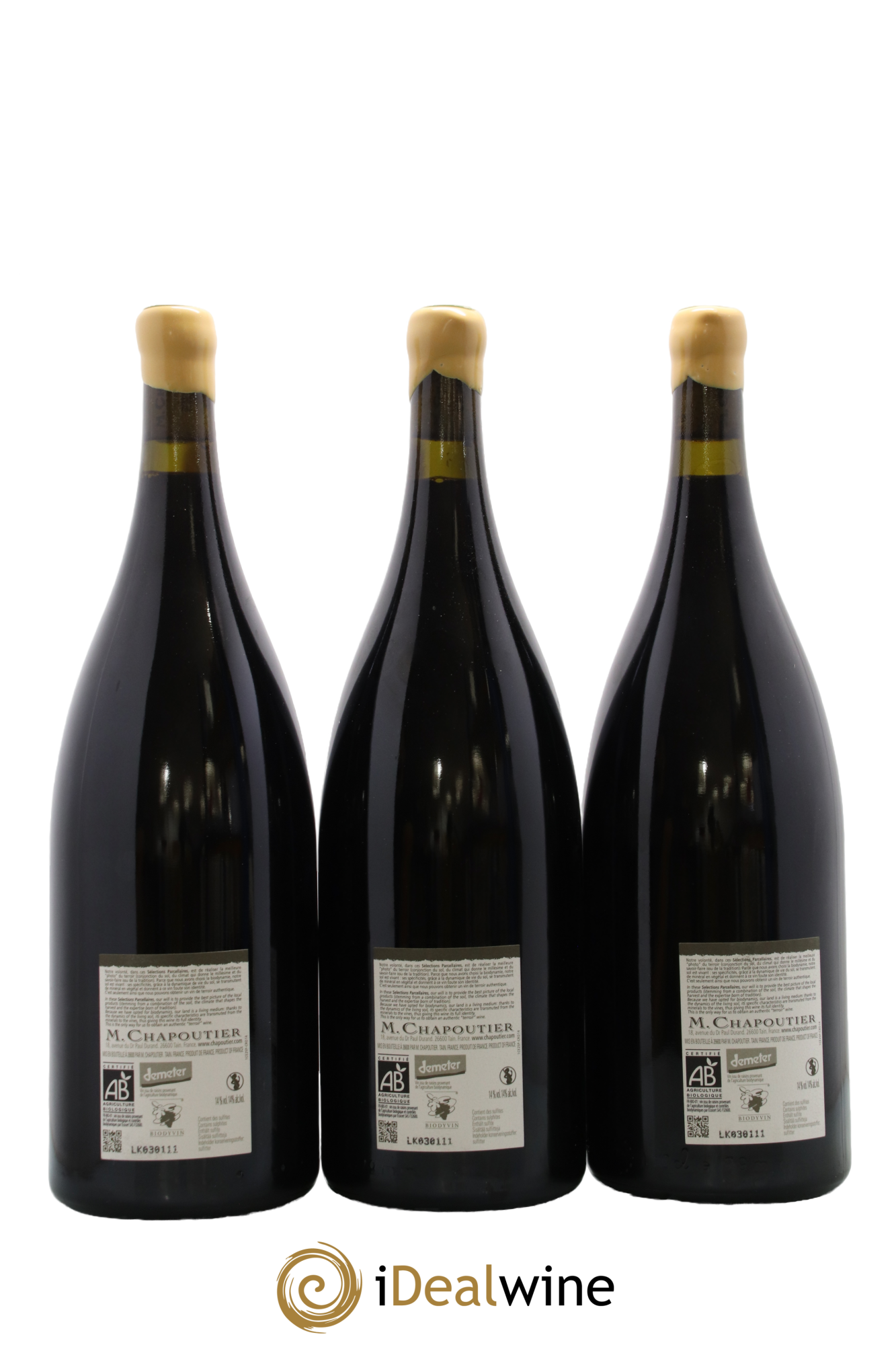 Hermitage Ermitage Le Méal Chapoutier 2009 - Posten von 3 Magnum - 1