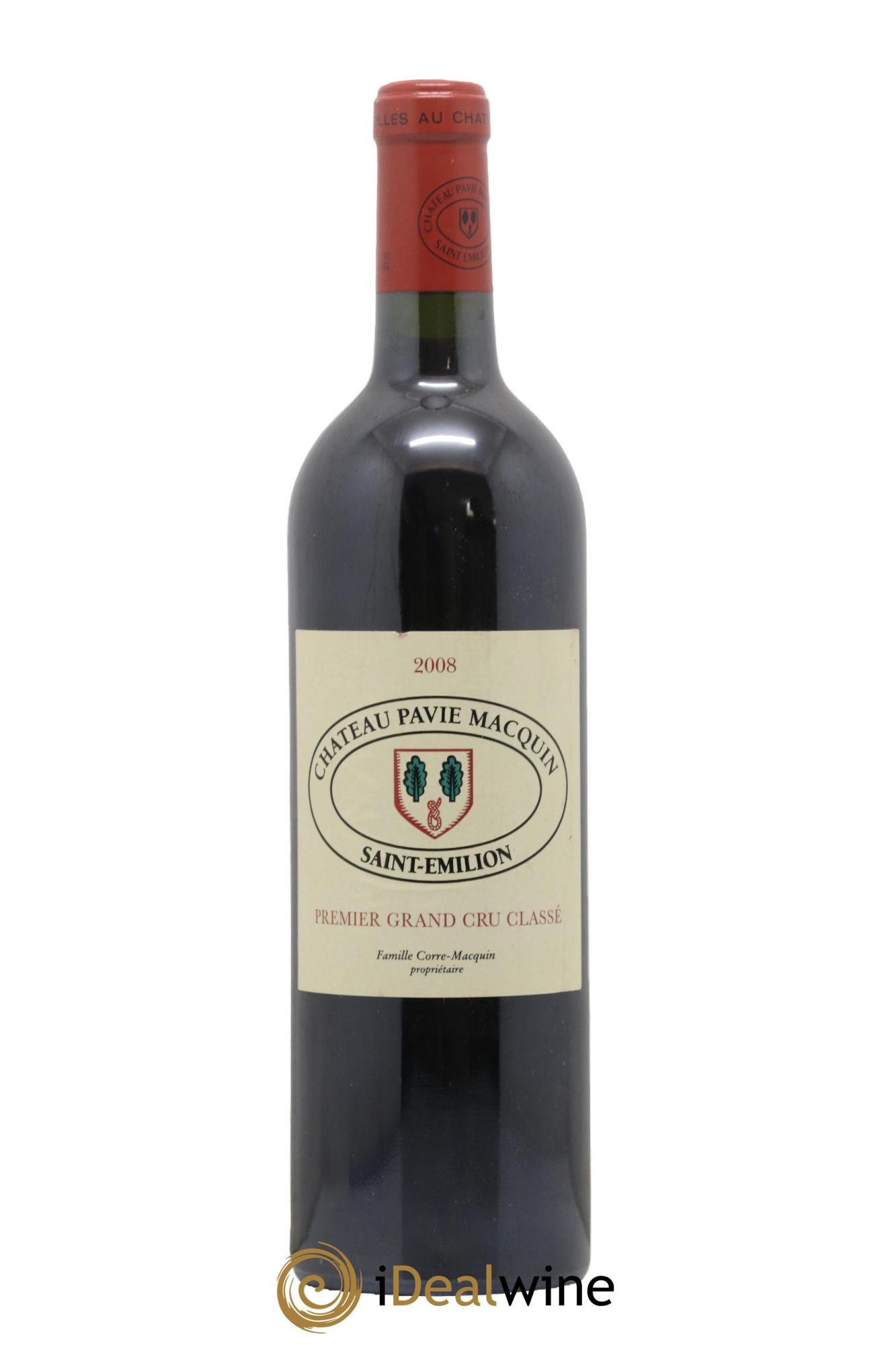 Château Pavie Macquin 1er Grand Cru Classé B 2008 - Lot de 1 bouteille - 0