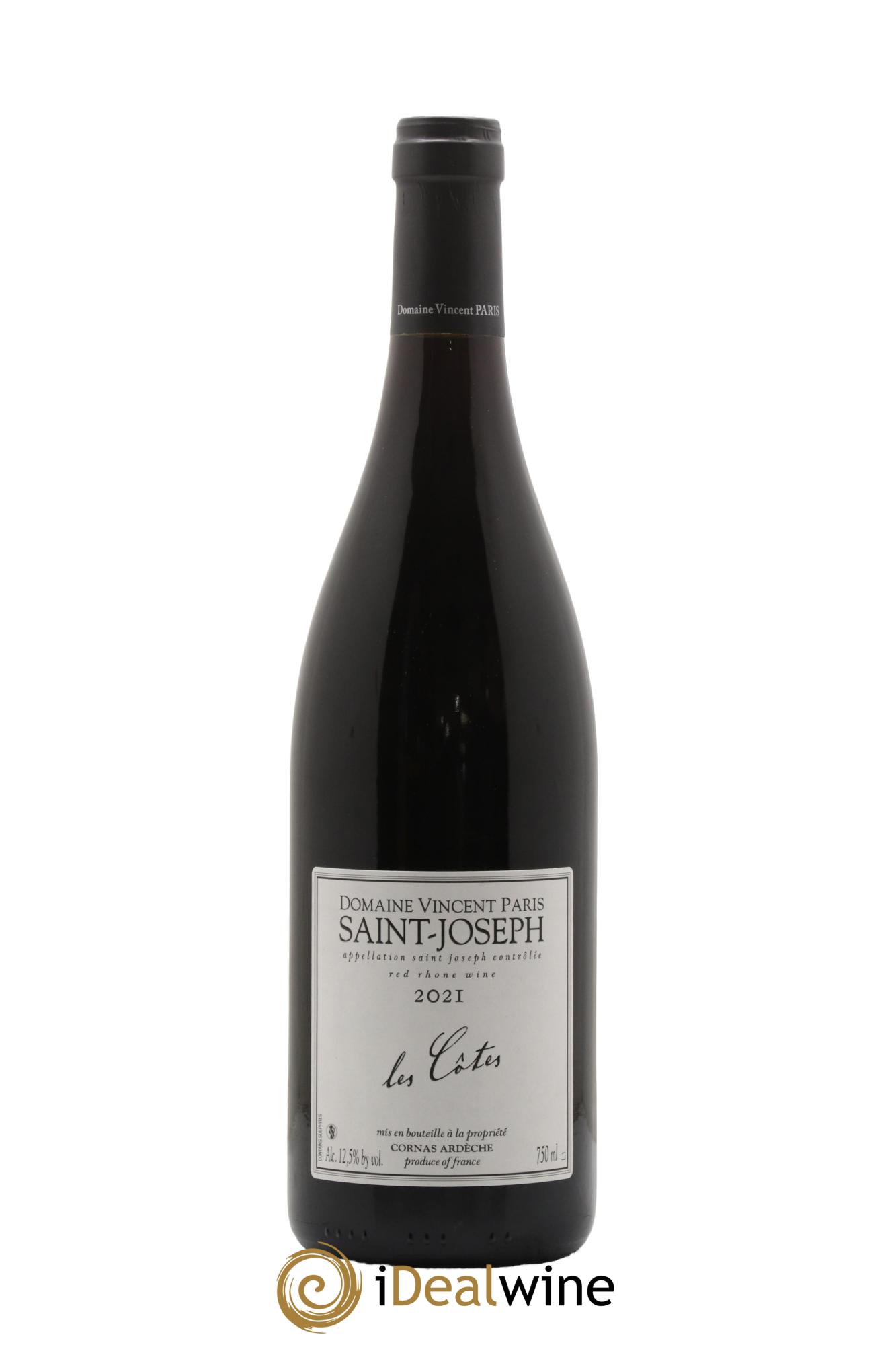 Saint-Joseph Les Côtes Vincent Paris 2021 - Lot de 1 bouteille - 0