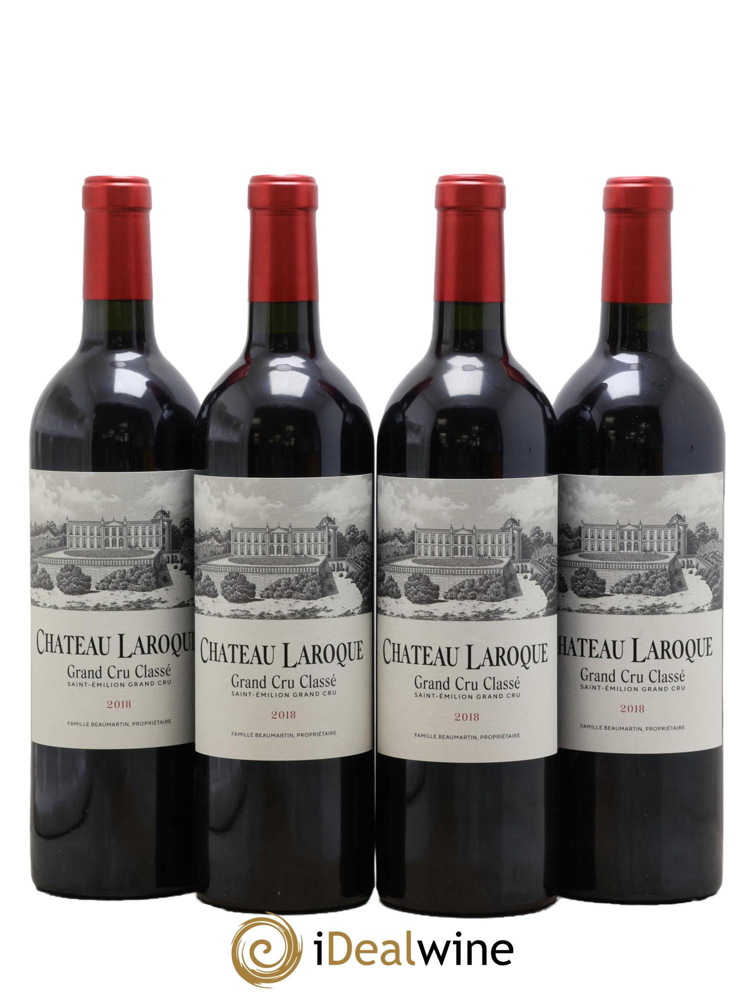 Château Laroque Grand Cru Classé 2018 - Lot de 4 bouteilles - 0