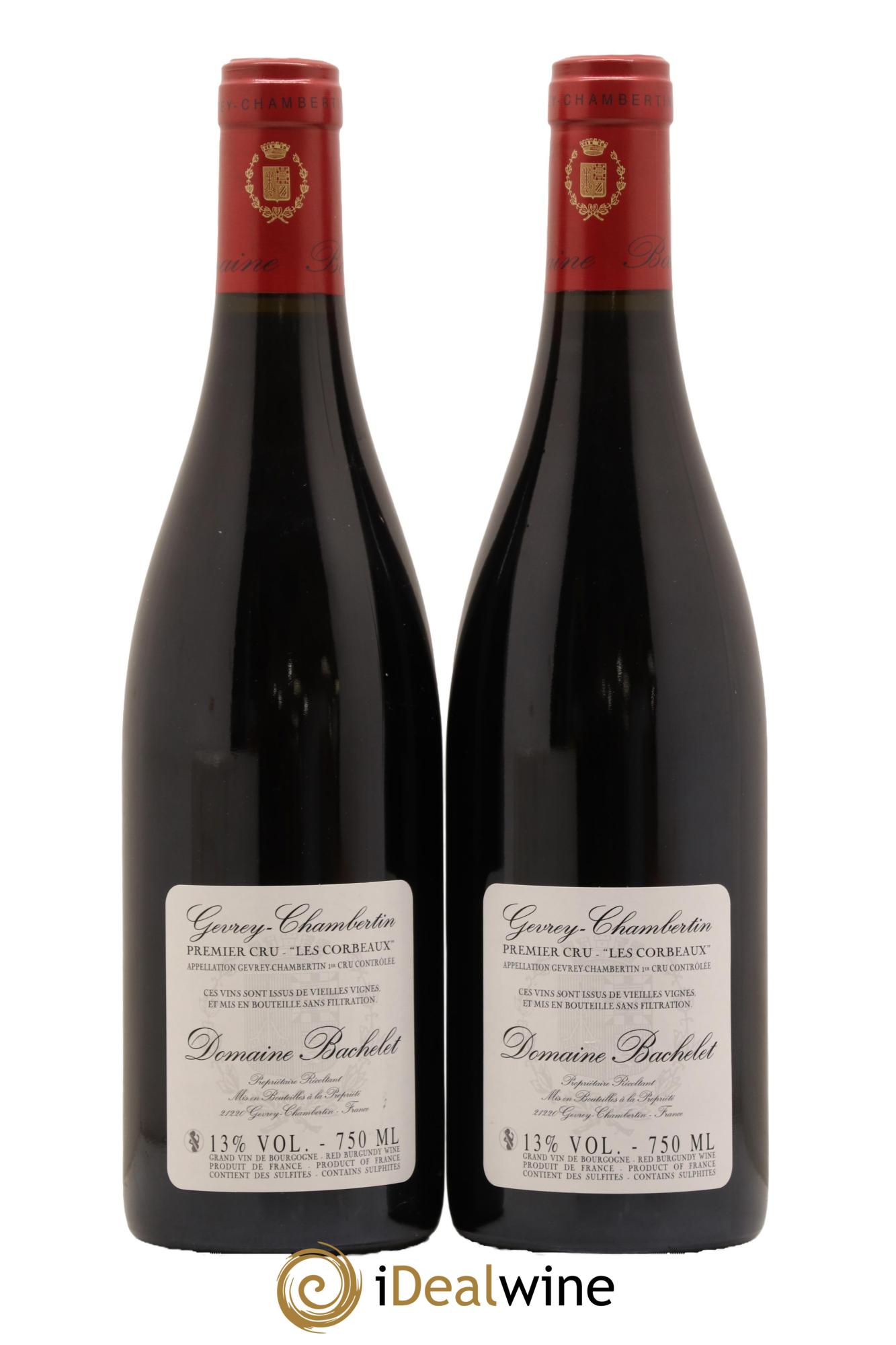 Gevrey-Chambertin 1er Cru Les Corbeaux Vieilles Vignes Denis Bachelet (Domaine) 2020 - Lotto di 2 bottiglie - 1
