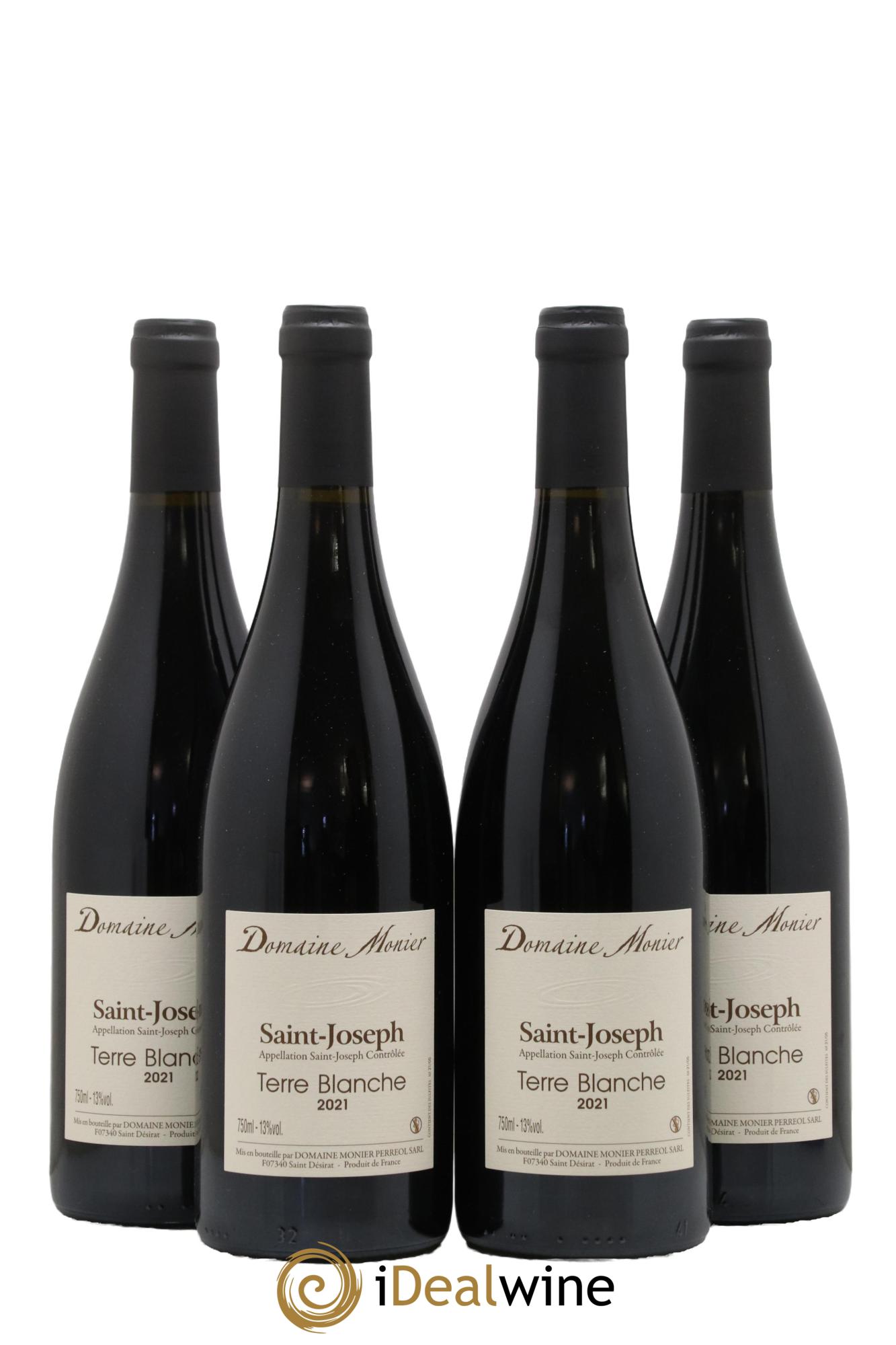 Saint-Joseph Terre Blanche Monier Perréol 2021 - Lotto di 4 bottiglie - 0