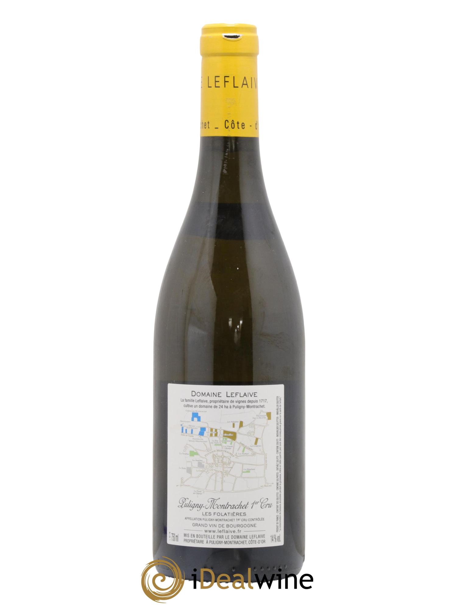 Puligny-Montrachet 1er Cru Les Folatières Leflaive (Domaine) 2019 - Lot de 1 bouteille - 1